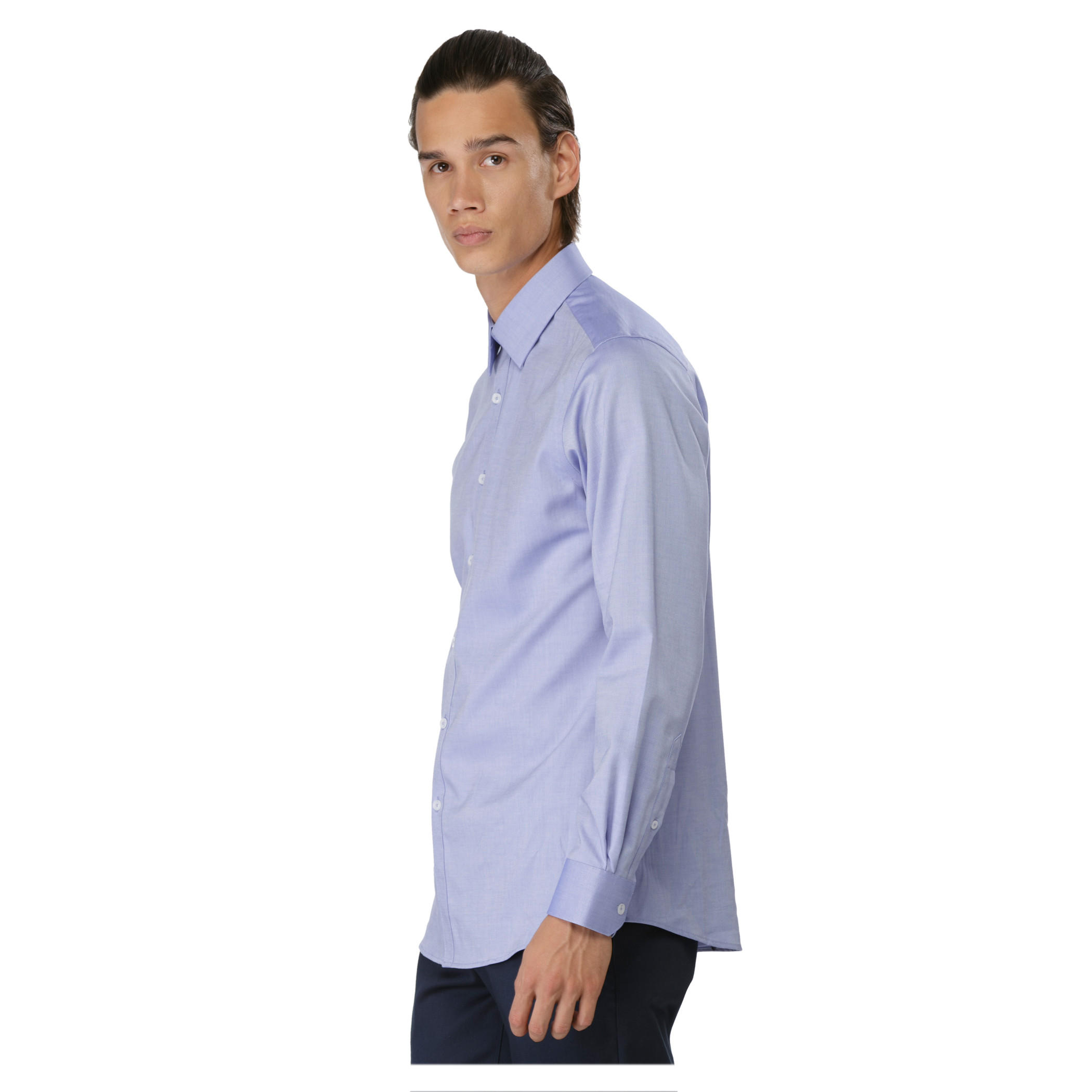 L' Homme Solid Colour Shirt-men-clothing-shirts-image-3