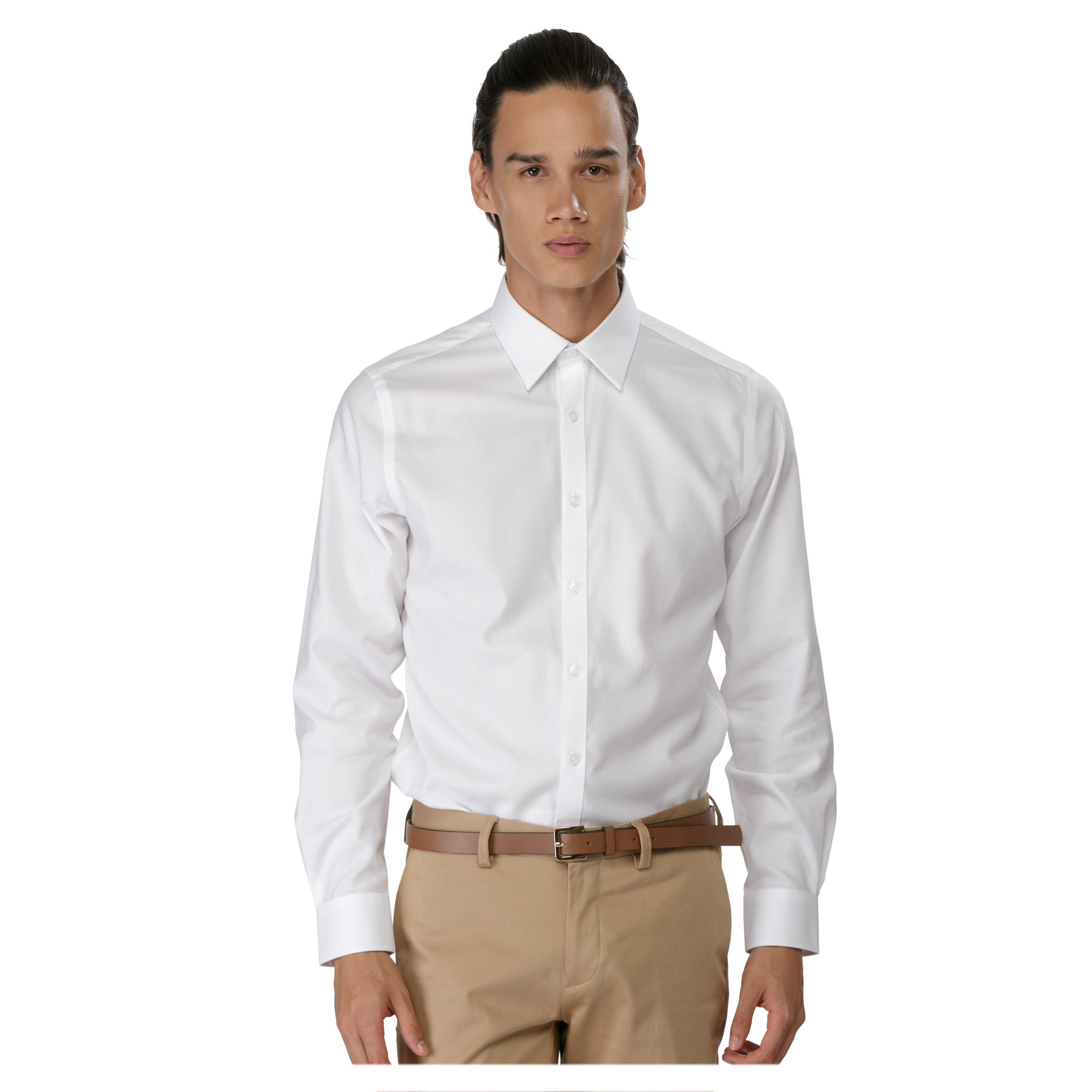 L' Homme Solid Colour Shirt-men-clothing-shirts-image-6