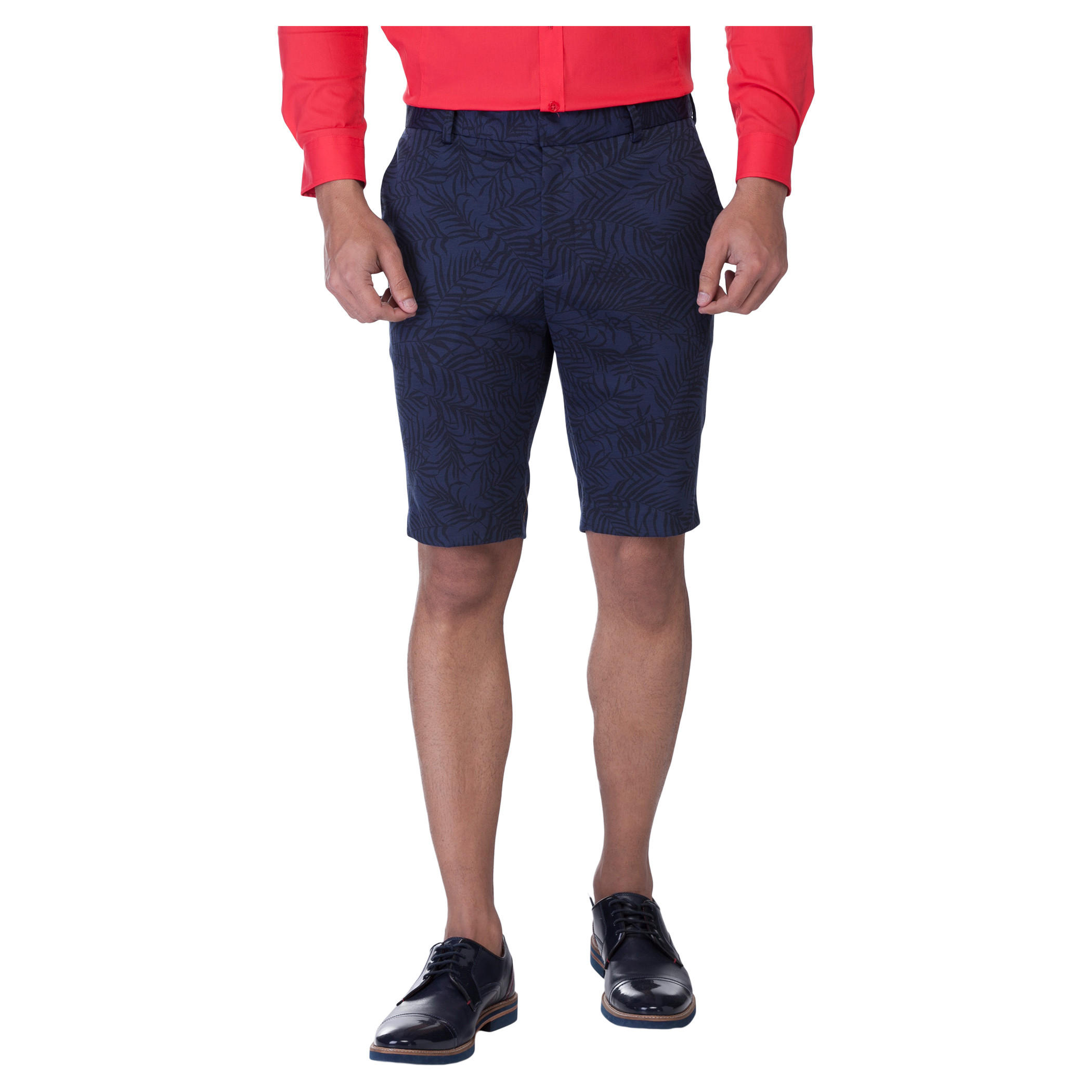 L'HOMME Printed Shorts-men-clothing-bottoms-shorts-image-1