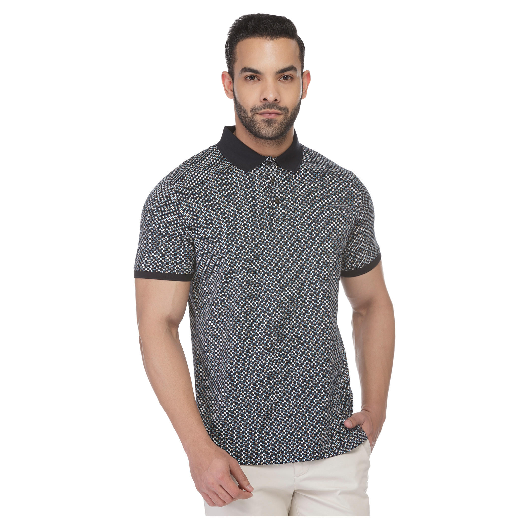 L'HOMME Polo Neck T-shirt-men-clothing-tshirtsandpolos-polos-image-1