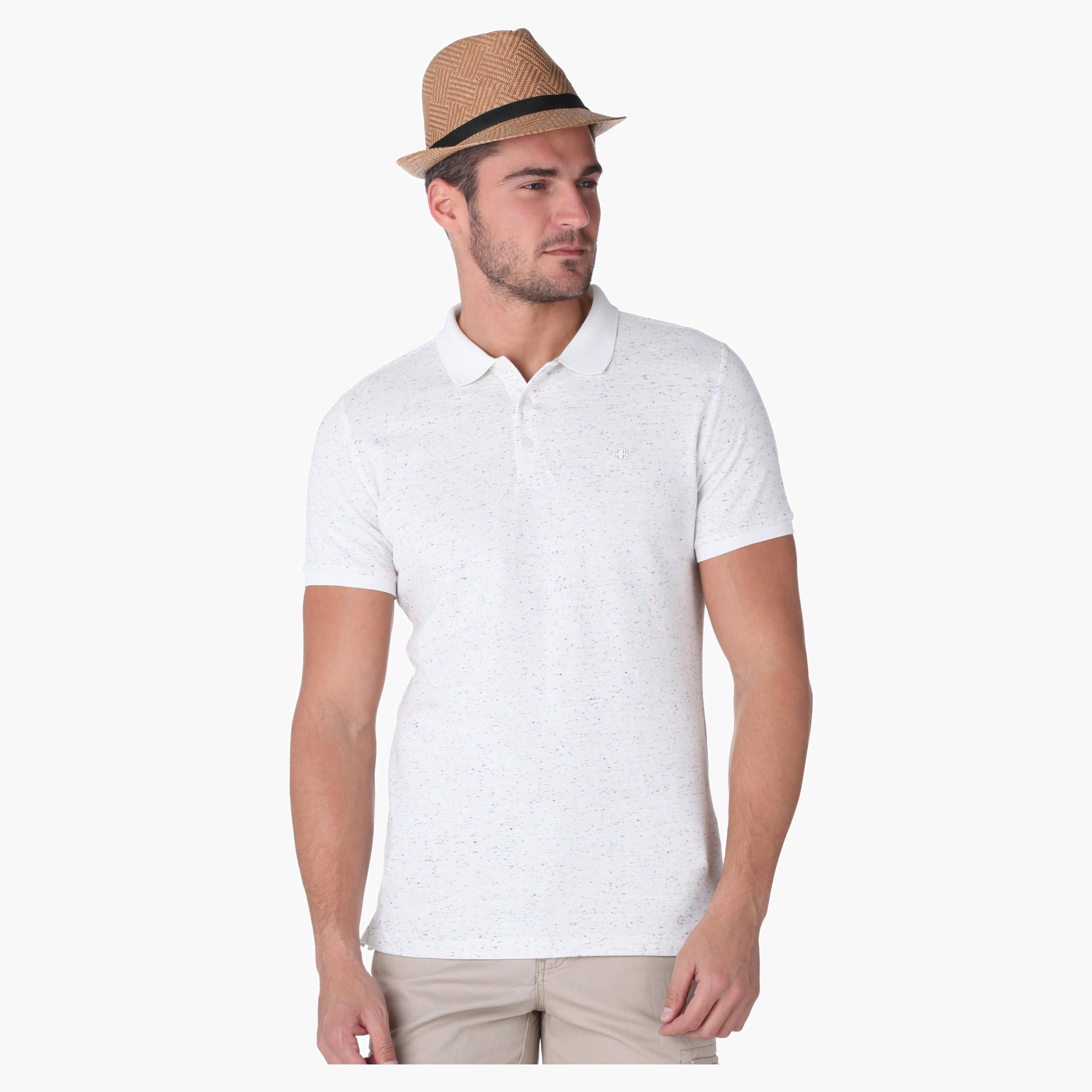 L'HOMME Polo Neck T-shirt-men-clothing-tshirtsandpolos-polos-image-1