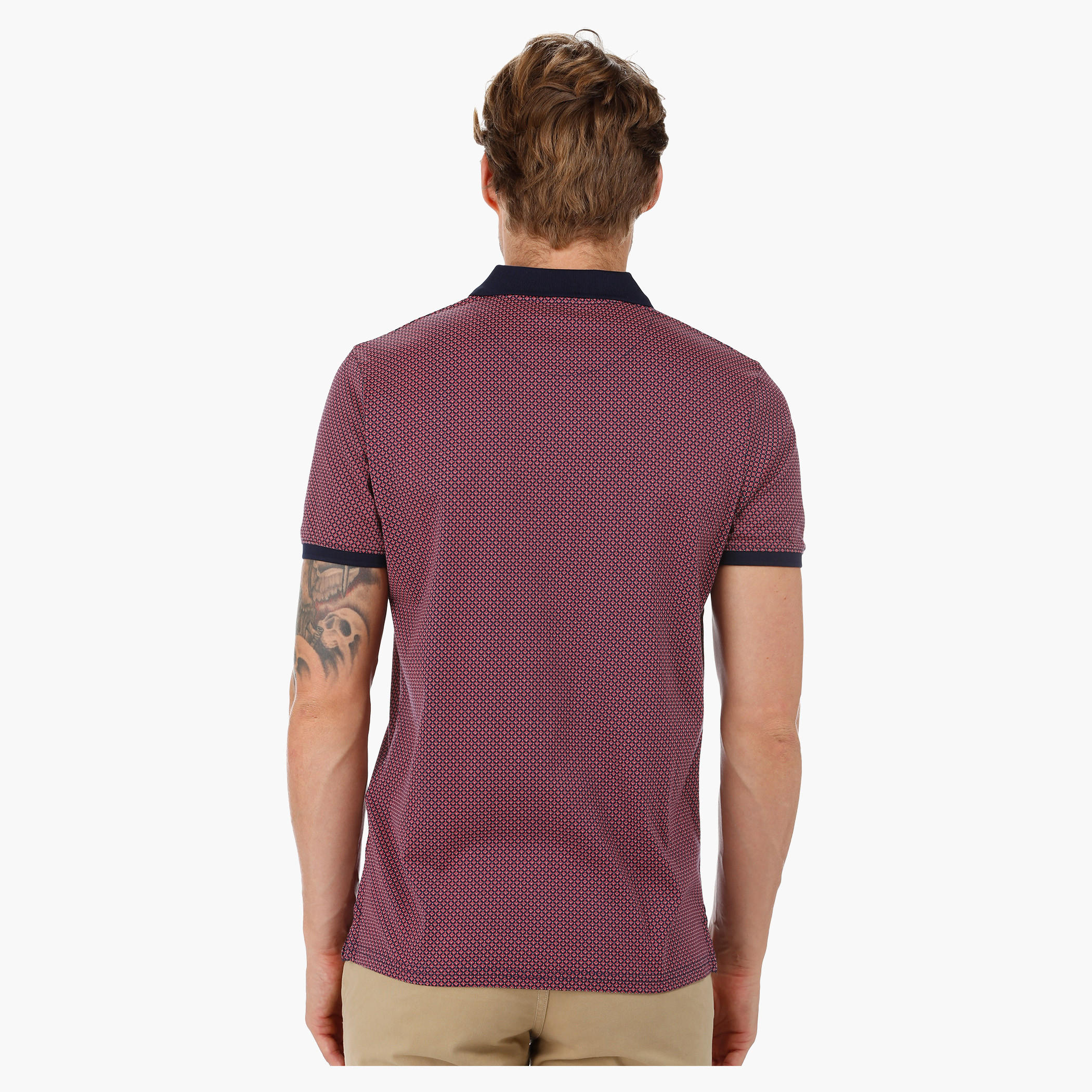 L'HOMME Printed Polo Neck T-shirt-men-clothing-tshirtsandpolos-polos-image-2