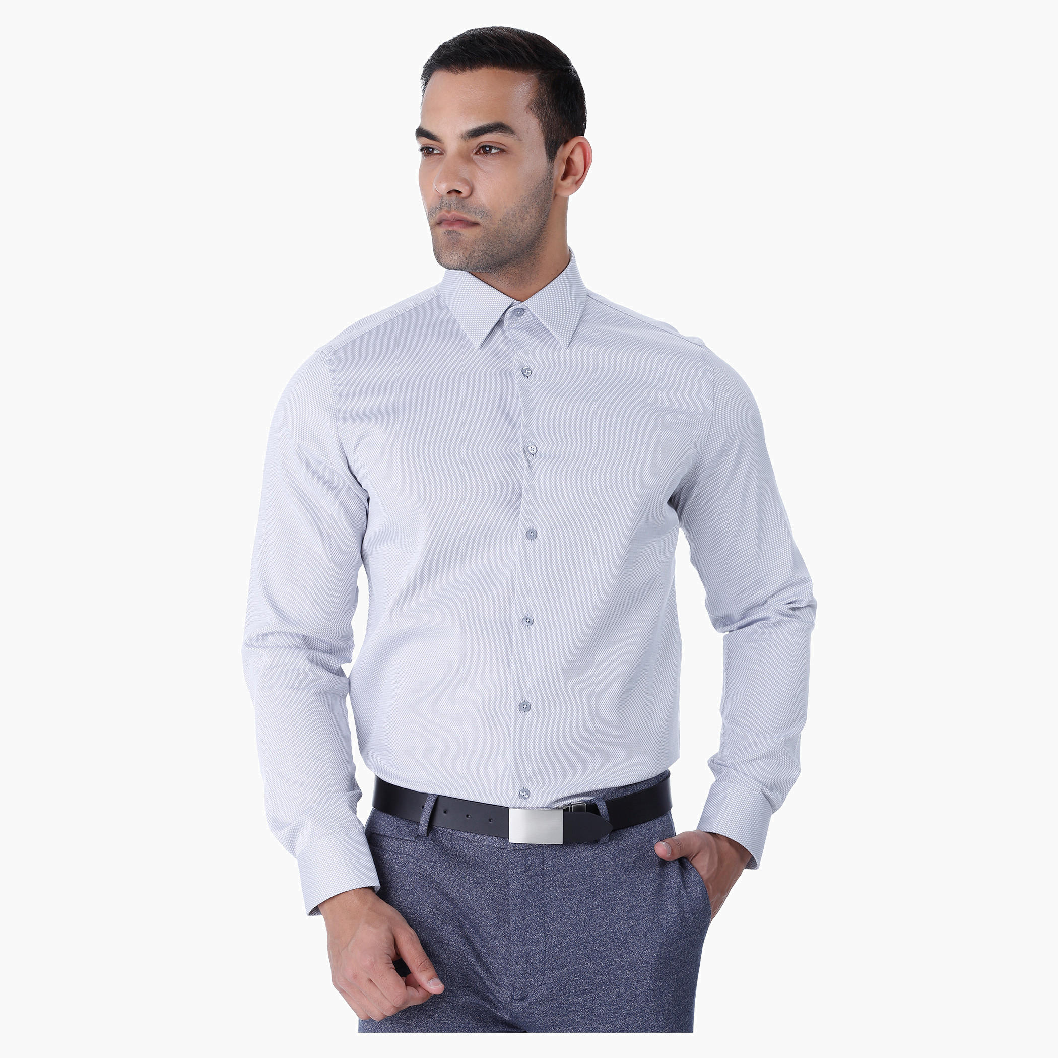 L' Homme Textured Shirt-men-clothing-shirts-image-1