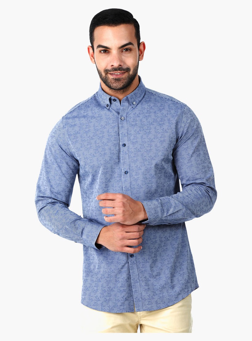 L'Homme Casual Shirt with Long Sleeves in Regular Fit-men-clothing-shirts-image-1