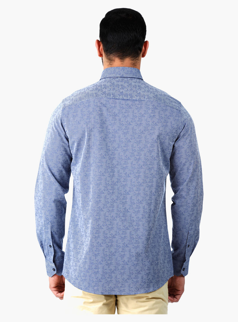 L'Homme Casual Shirt with Long Sleeves in Regular Fit-men-clothing-shirts-image-2