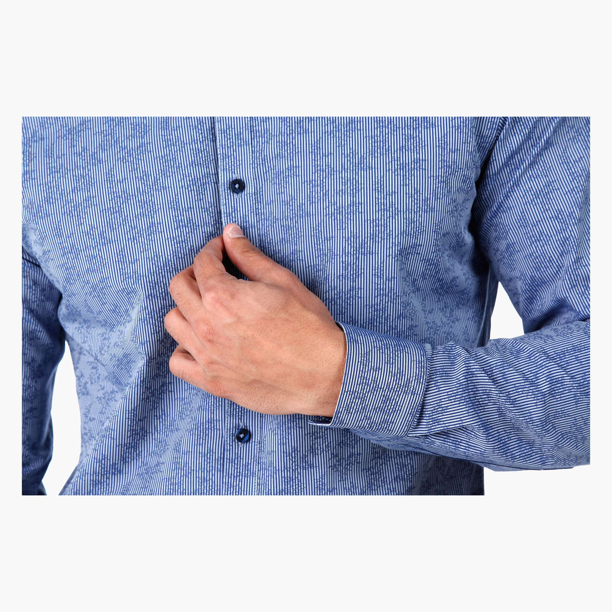 L'Homme Casual Shirt with Long Sleeves in Regular Fit-men-clothing-shirts-image-4