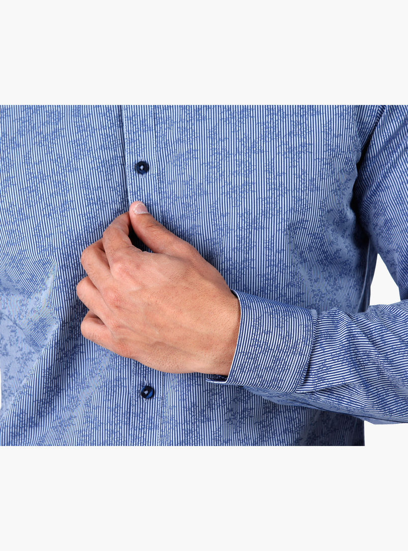 L'Homme Casual Shirt with Long Sleeves in Regular Fit-men-clothing-shirts-image-4