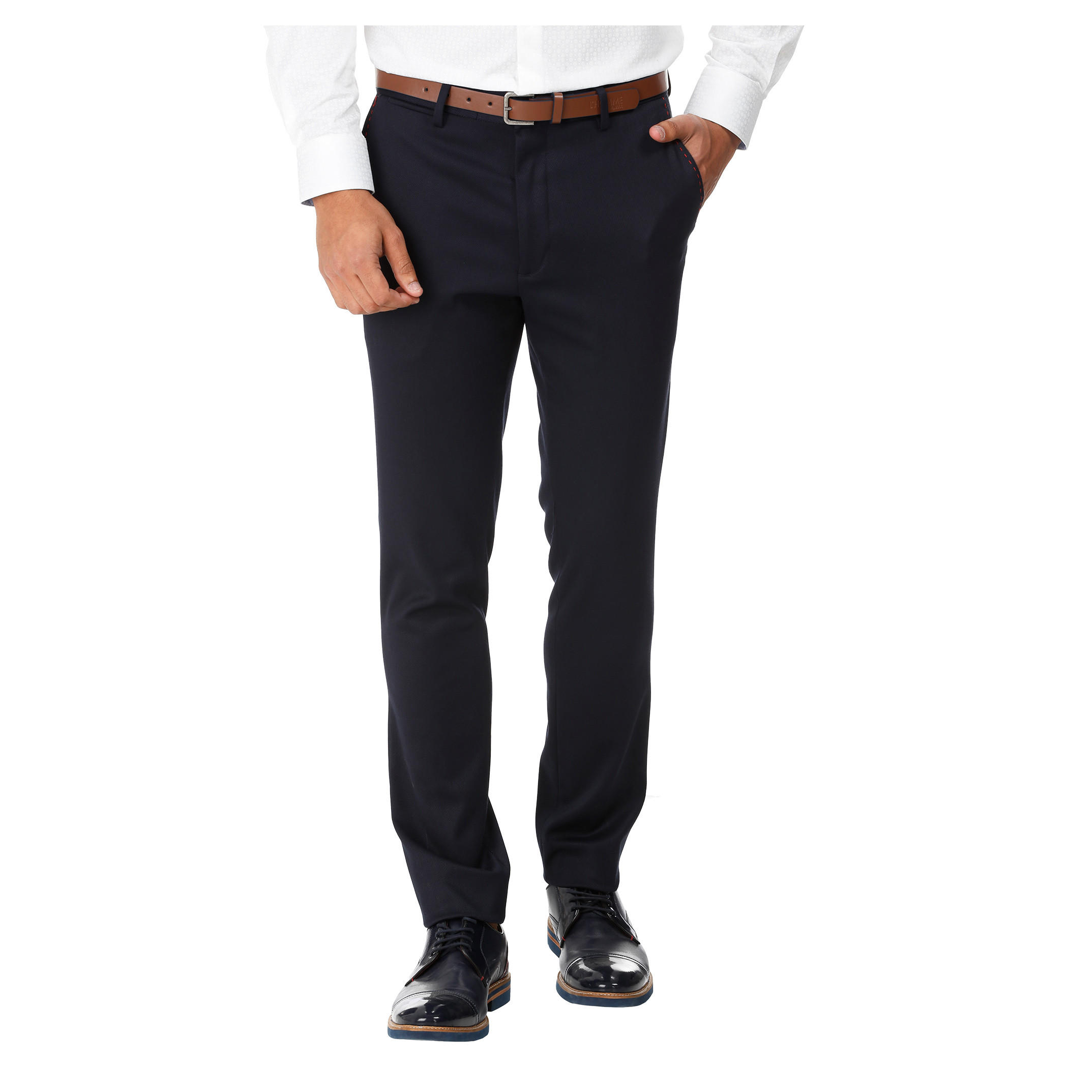 L'Homme Trousers with Belt-men-clothing-bottoms-trousersandchinos-trousers-image-1