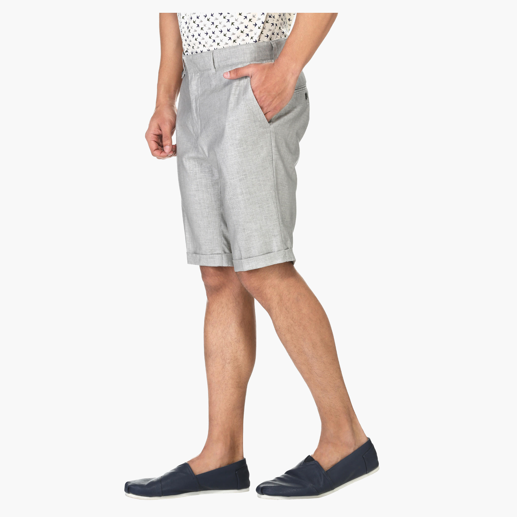 L' Homme Textured Shorts-men-clothing-bottoms-shorts-image-3