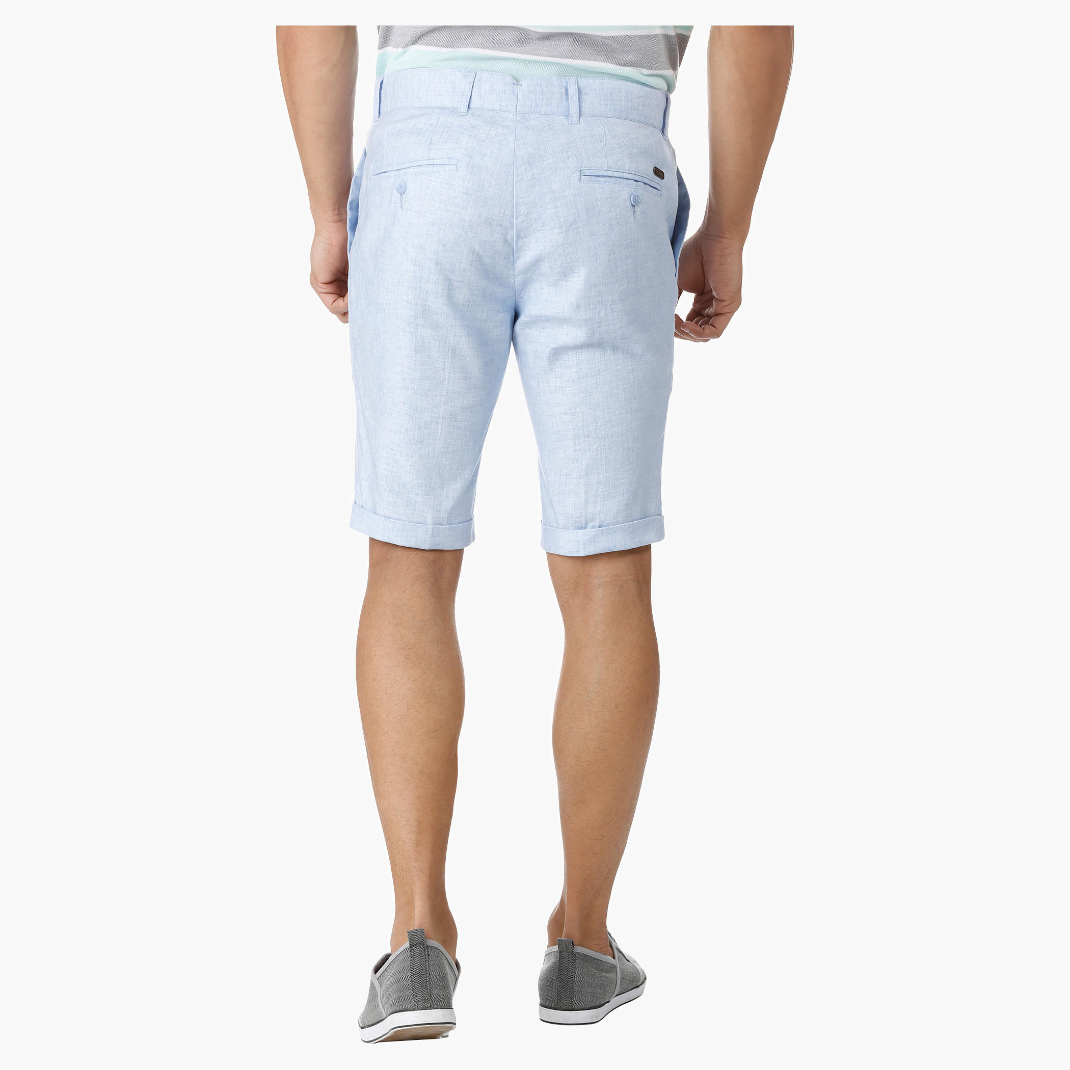 L'HOMME Textured Shorts-men-clothing-bottoms-shorts-image-2