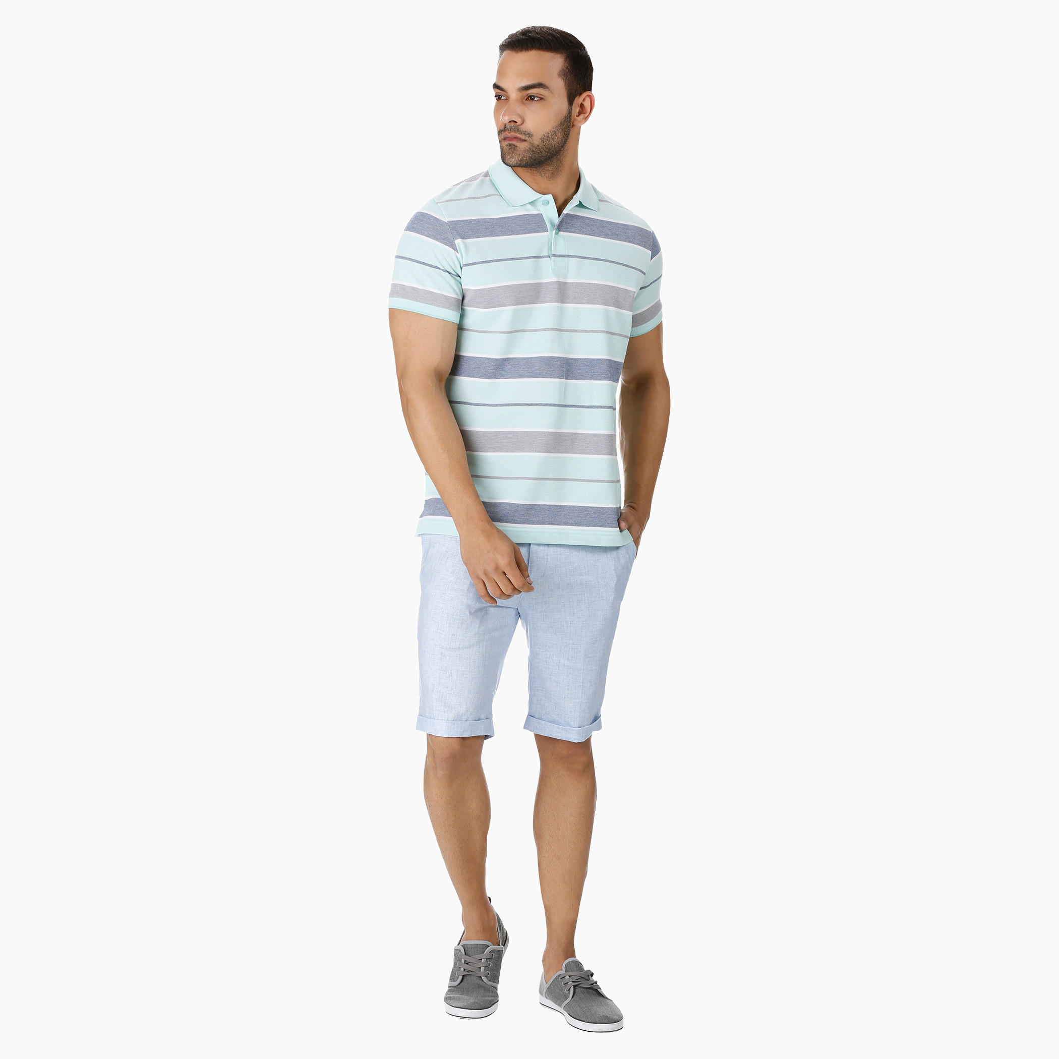 L'HOMME Textured Shorts-men-clothing-bottoms-shorts-image-5