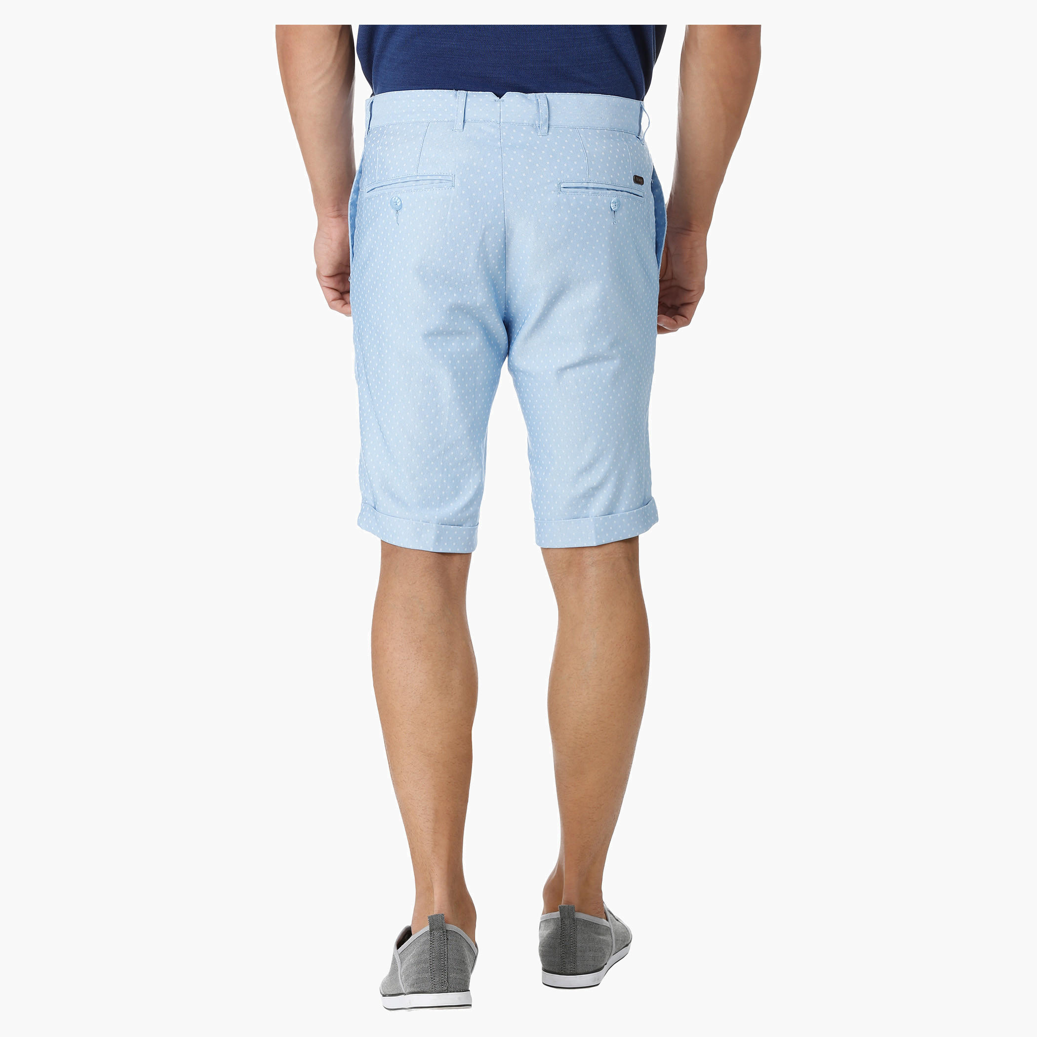 L'HOMME Textured Shorts-men-clothing-bottoms-shorts-image-2