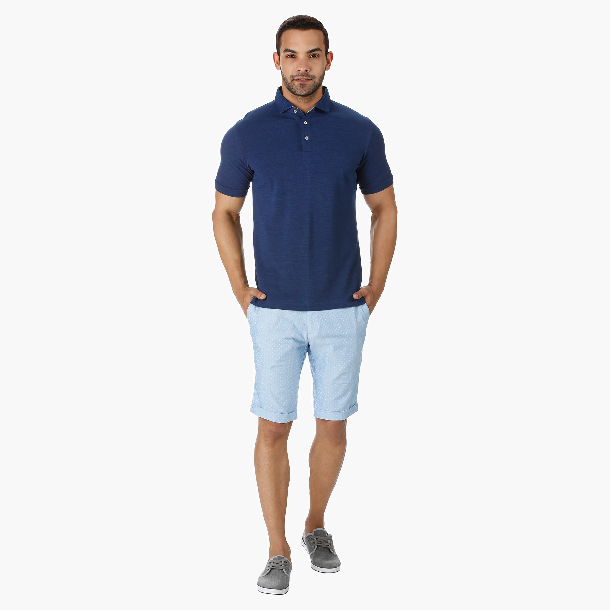 L'HOMME Textured Shorts-men-clothing-bottoms-shorts-image-5