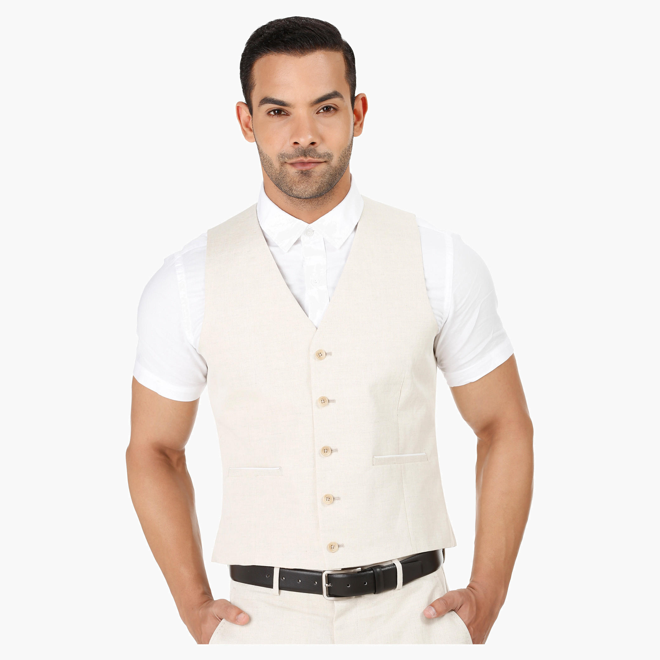 L'Homme Textured Vest-men-clothing-jacketsandblazers-coats-image-1