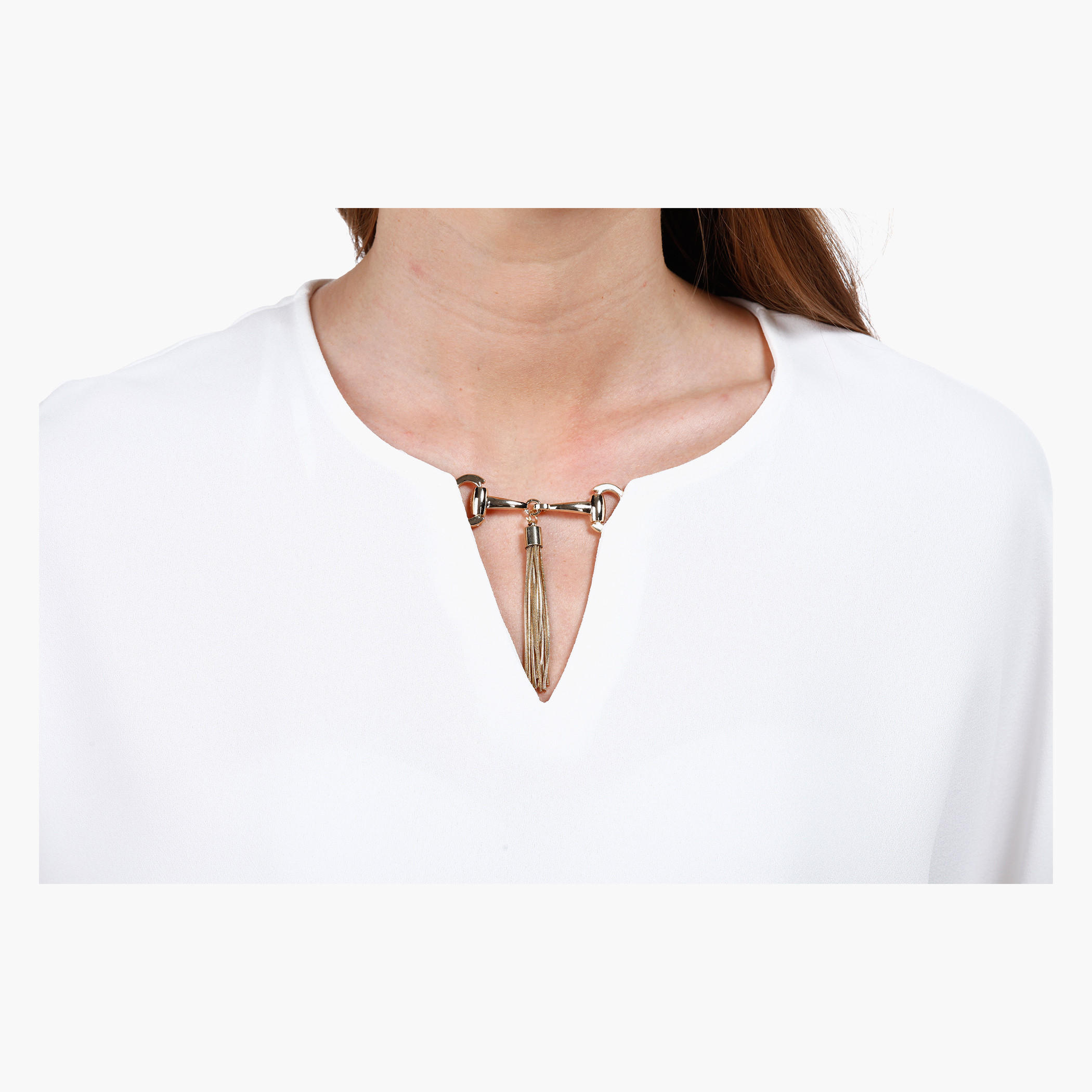 Elle Crop Top with 3/4th Sleeves and Chain Embellishment-women-clothing-shirtsandblouses-blouses-image-9