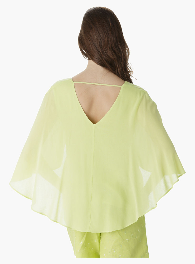 Elle Solid Colour Top-women-clothing-shirtsandblouses-blouses-image-2