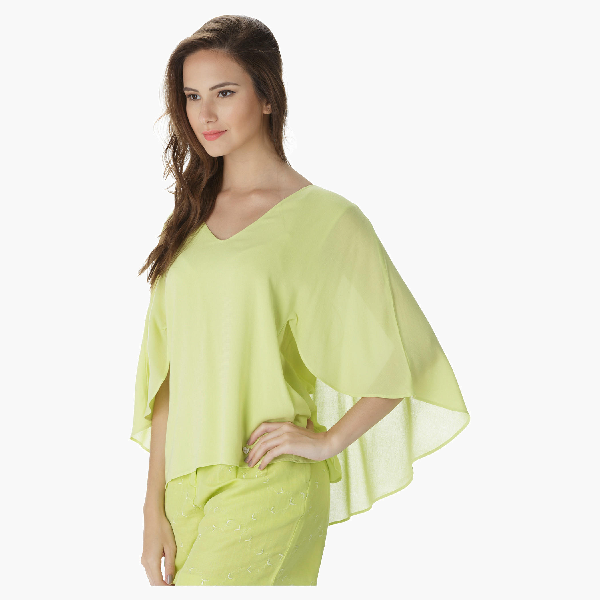 Elle Solid Colour Top-women-clothing-shirtsandblouses-blouses-image-3