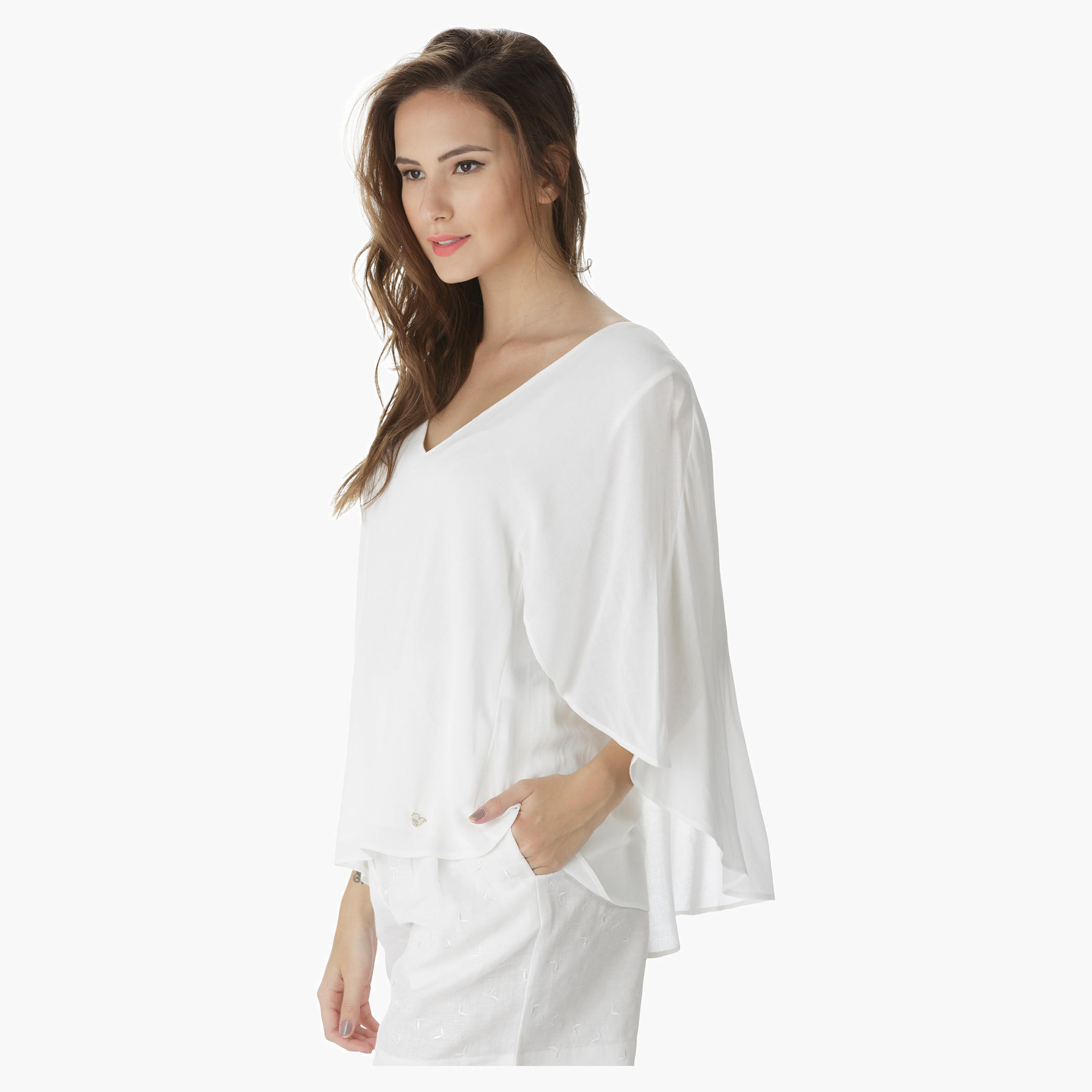 Elle Solid Colour Top-women-clothing-shirtsandblouses-blouses-image-8