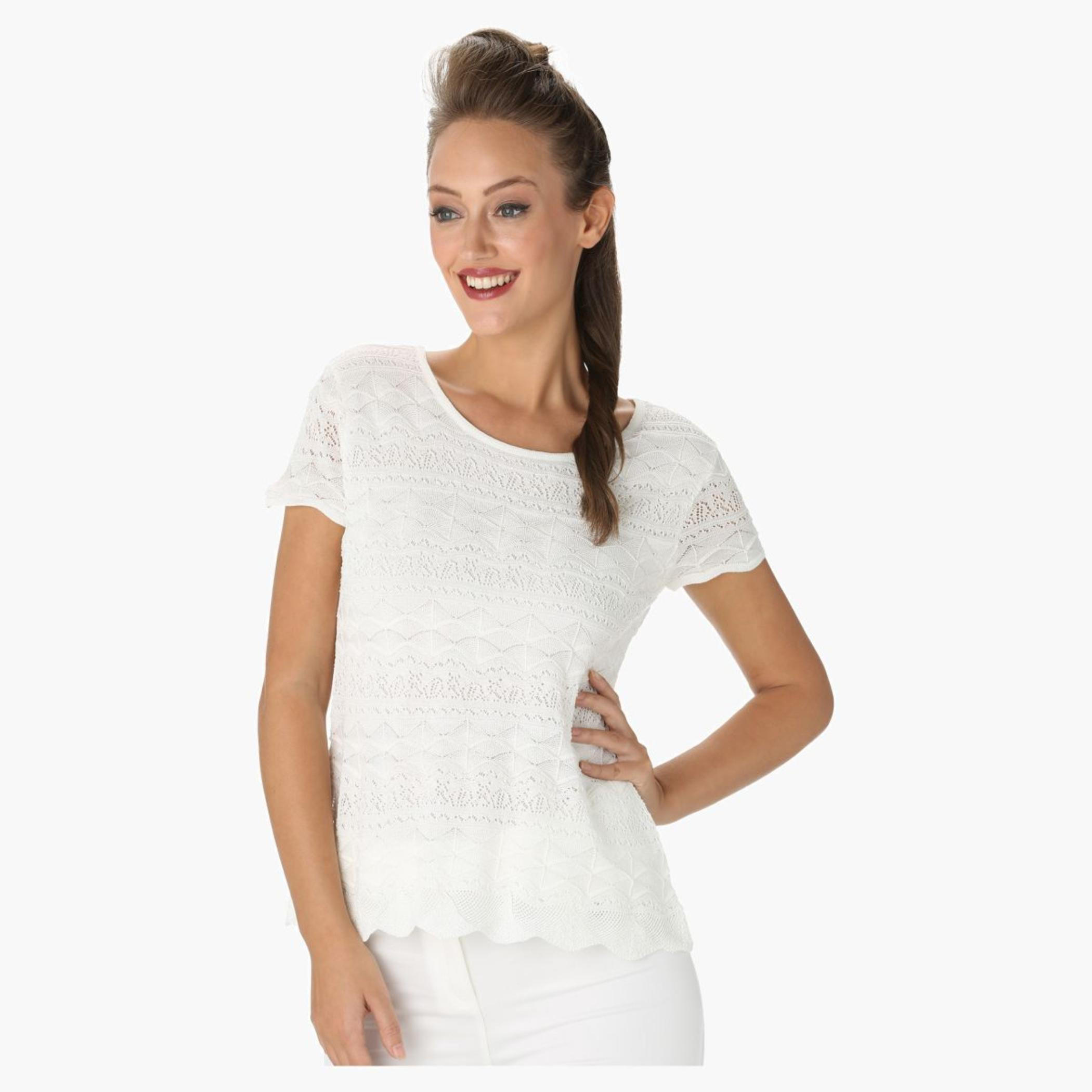 Elle Solid Colour Top-women-clothing-tshirts-image-3