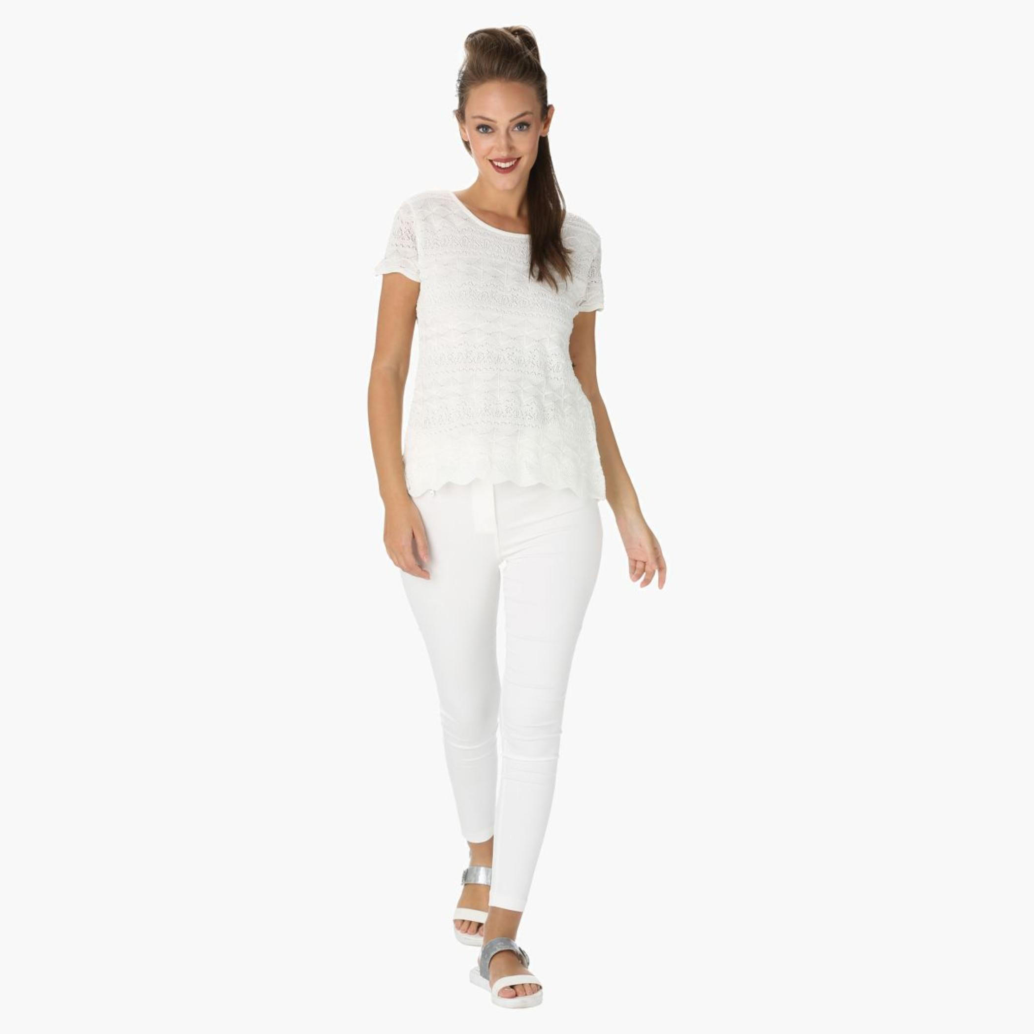 Elle Solid Colour Top-women-clothing-tshirts-image-1