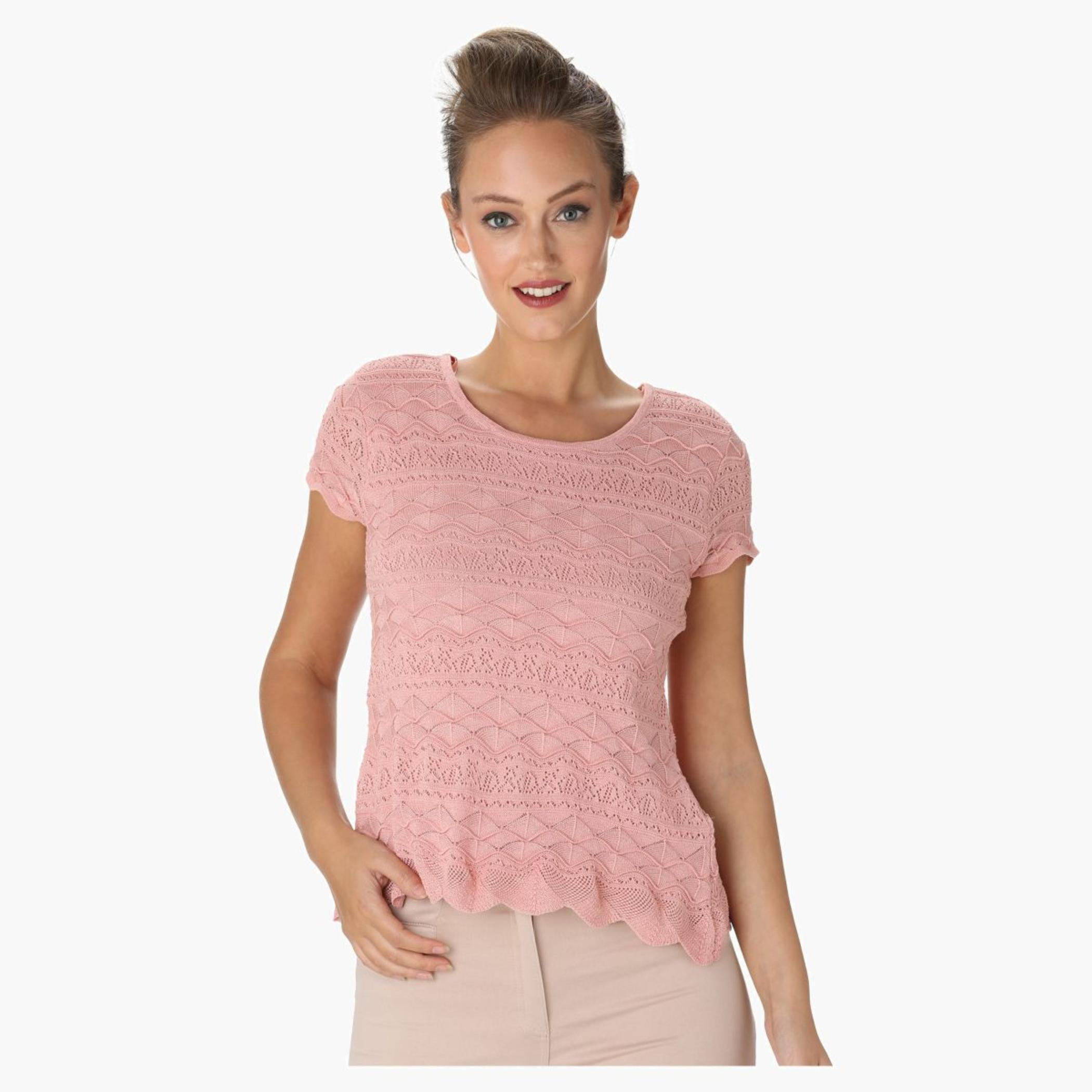 Elle Solid Colour Top-women-clothing-tshirts-image-5