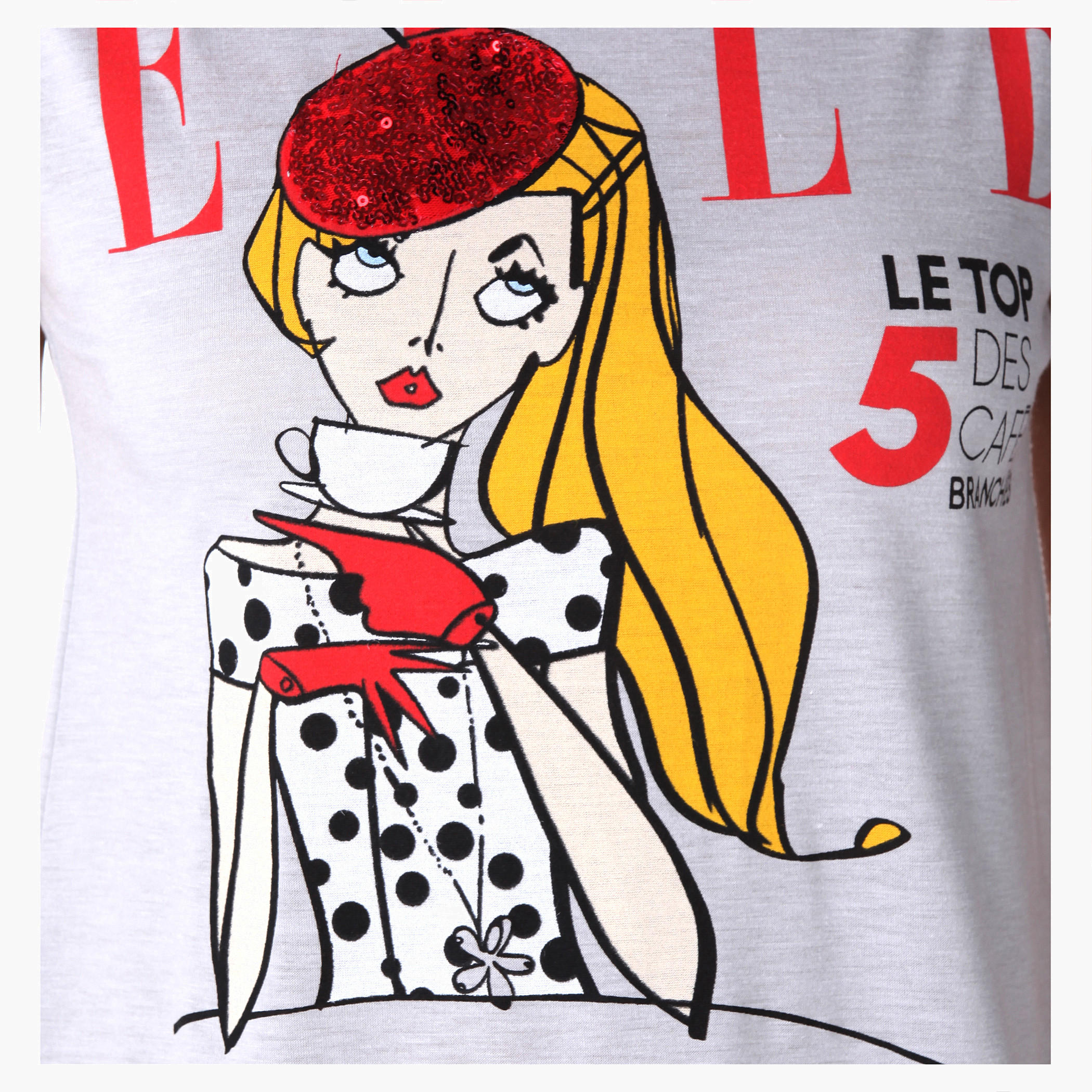 Elle Graphic Print Top-women-clothing-tshirts-image-4