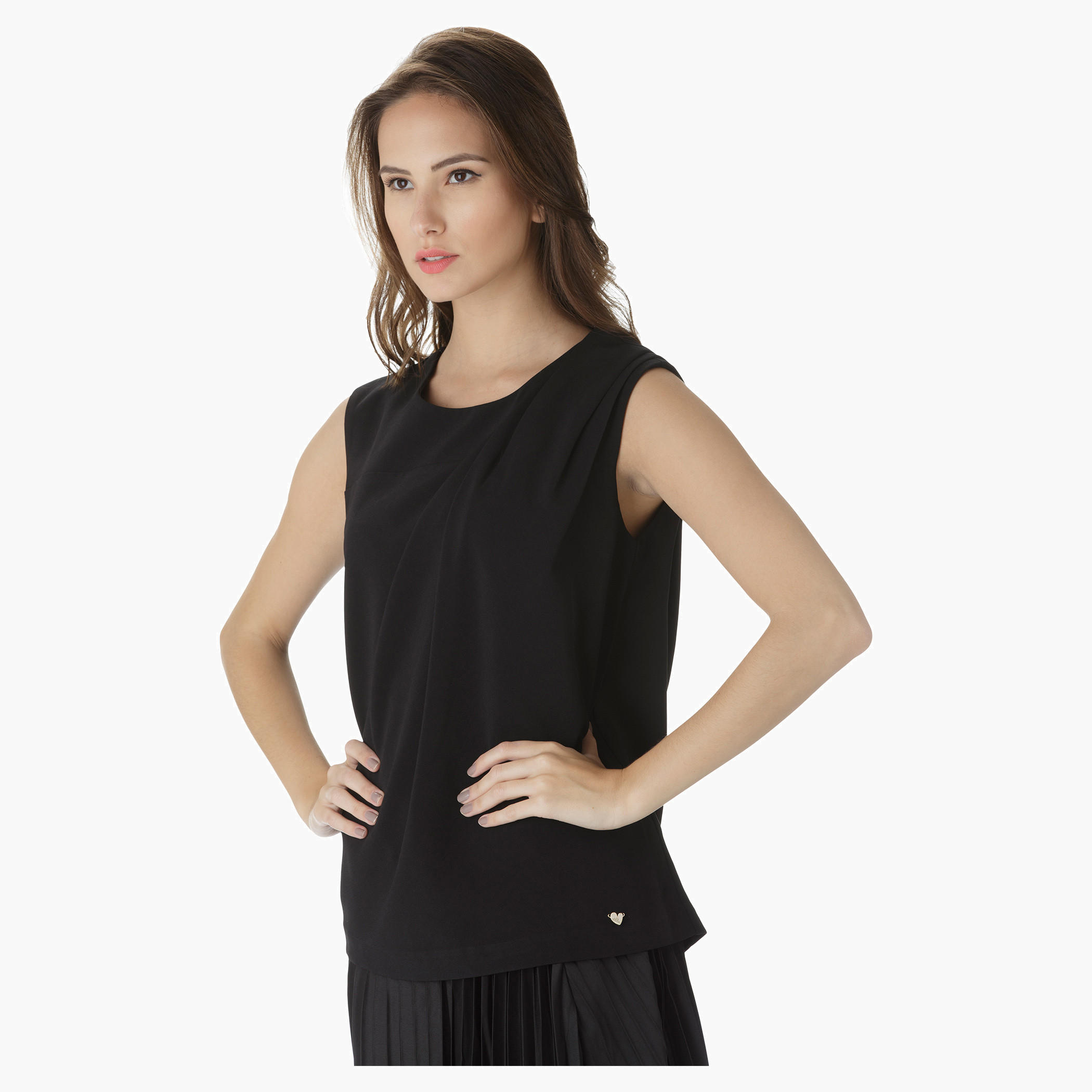 Elle Solid Colour Top-women-clothing-shirtsandblouses-blouses-image-8