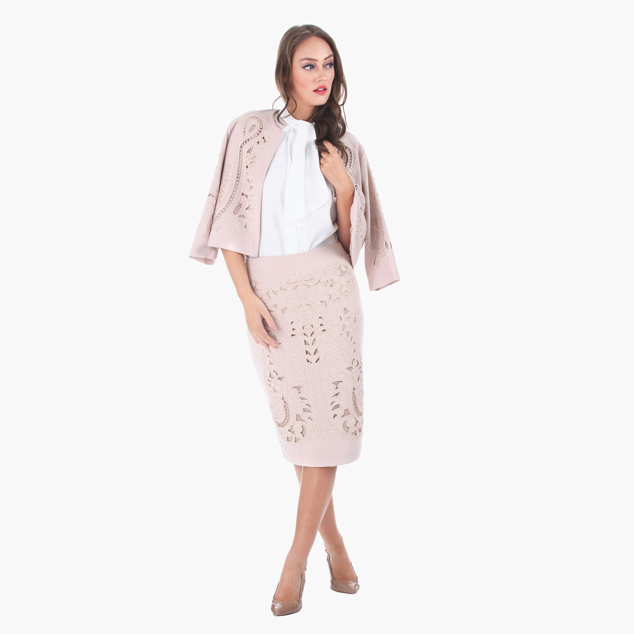 Elle Solid Colour Skirt-women-clothing-bottoms-skirts-image-1