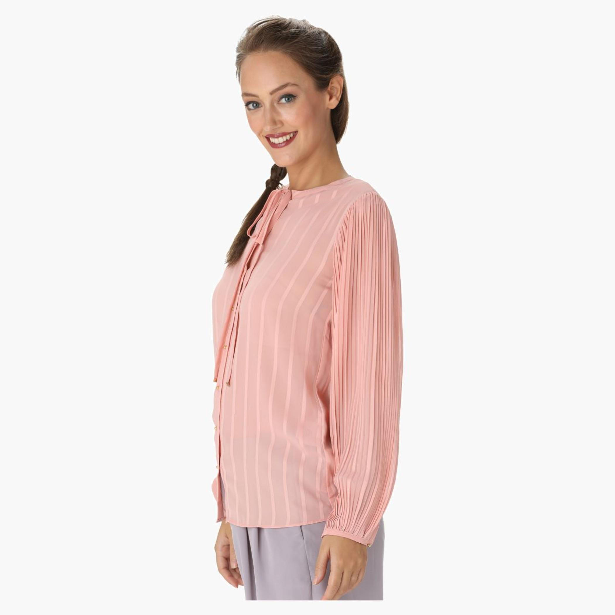 Elle Solid Colour Top-women-clothing-shirtsandblouses-blouses-image-3