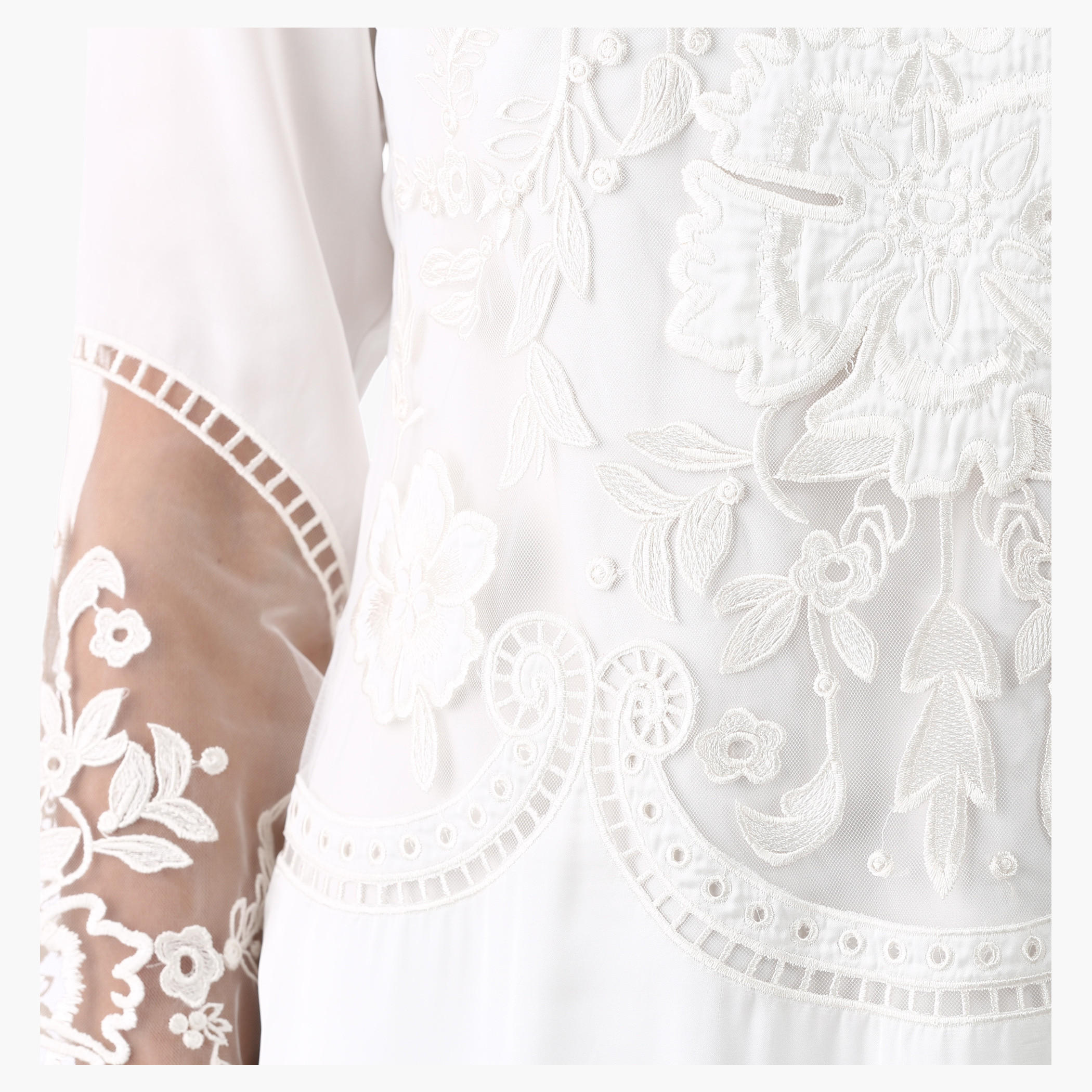 Elle Embroidered Tunic Dress with Long Sleeves and Boat Neck-women-clothing-dresses-image-4