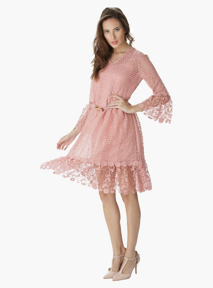 Solid Colour Crochet Dress-women-clothing-dresses-image-5