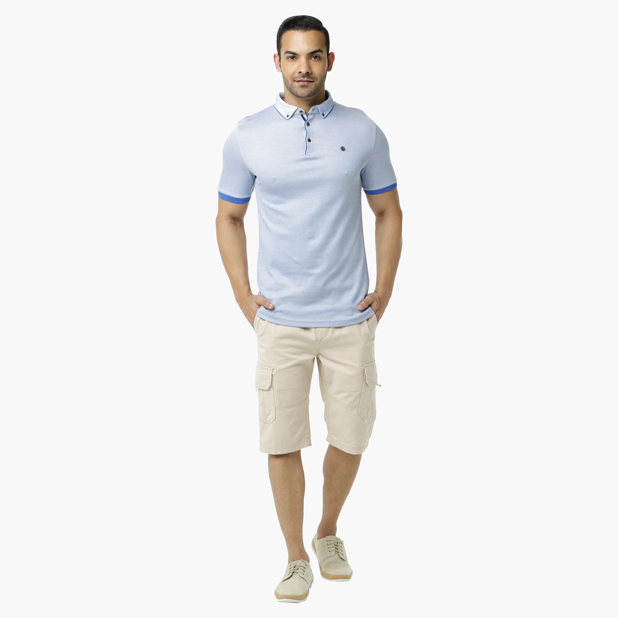 L'HOMME Polo T-Shirt with Printed Collar in Regular Fit-men-clothing-tshirtsandpolos-polos-image-5