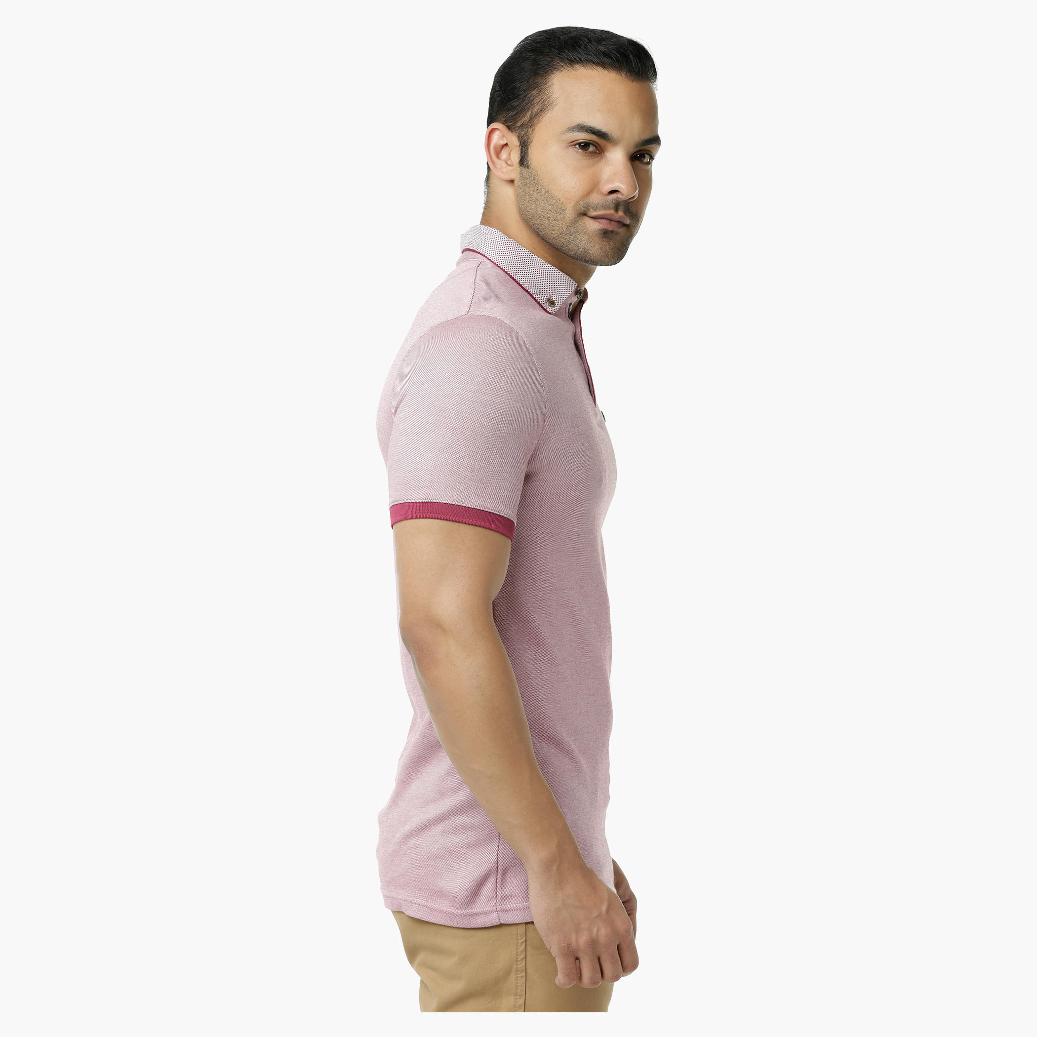 L'HOMME Polo T-Shirt with Printed Collar in Regular Fit-men-clothing-tshirtsandpolos-polos-image-13