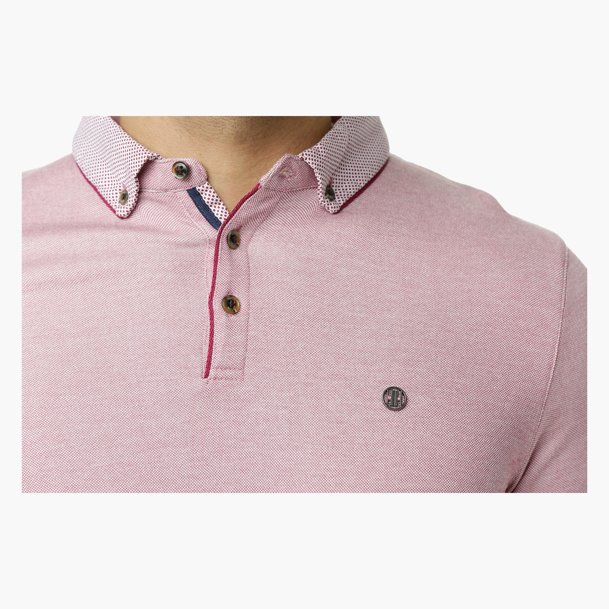 L'HOMME Polo T-Shirt with Printed Collar in Regular Fit-men-clothing-tshirtsandpolos-polos-image-14