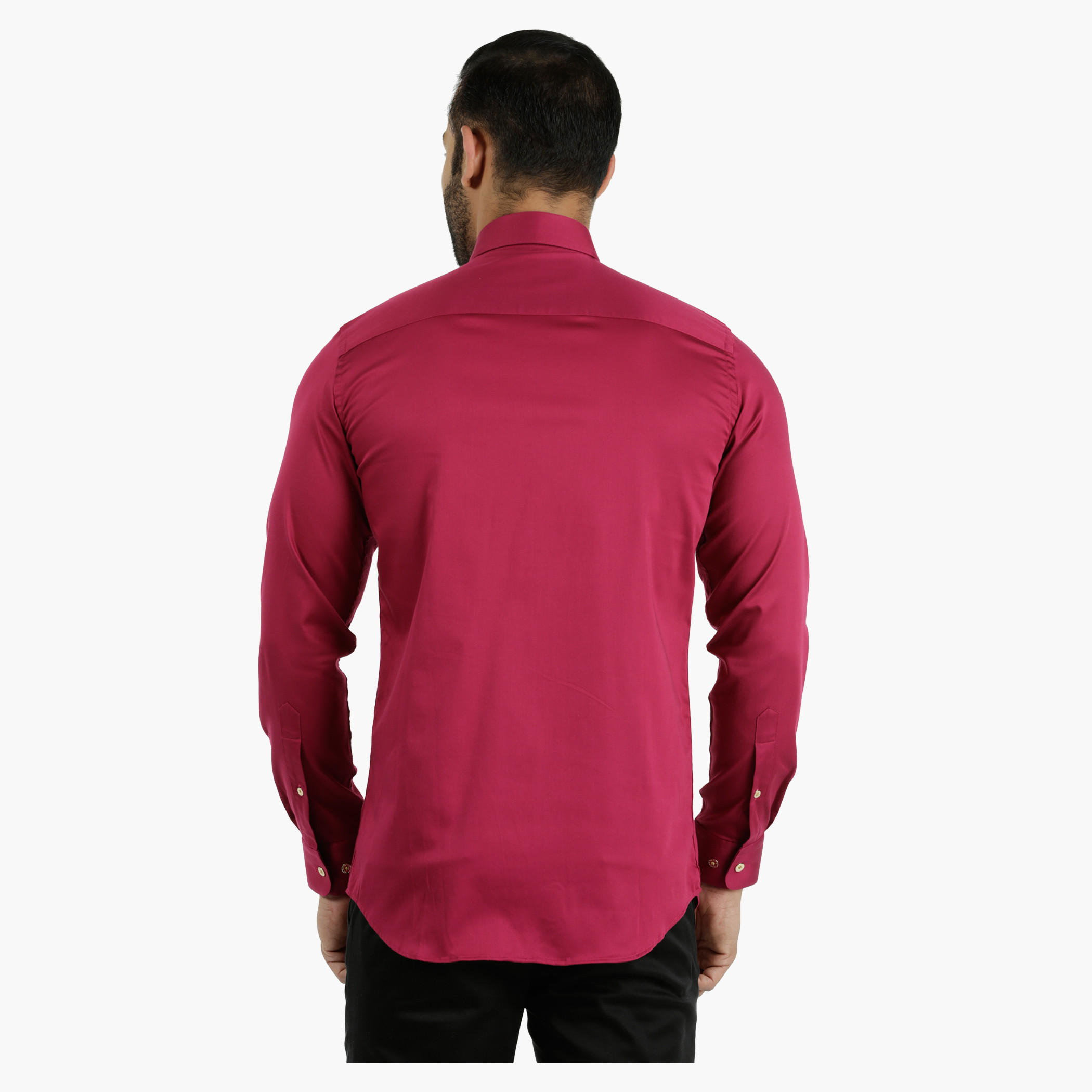 L'HOMME Cotton Dress Shirt in Regular Fit-men-clothing-shirts-image-17