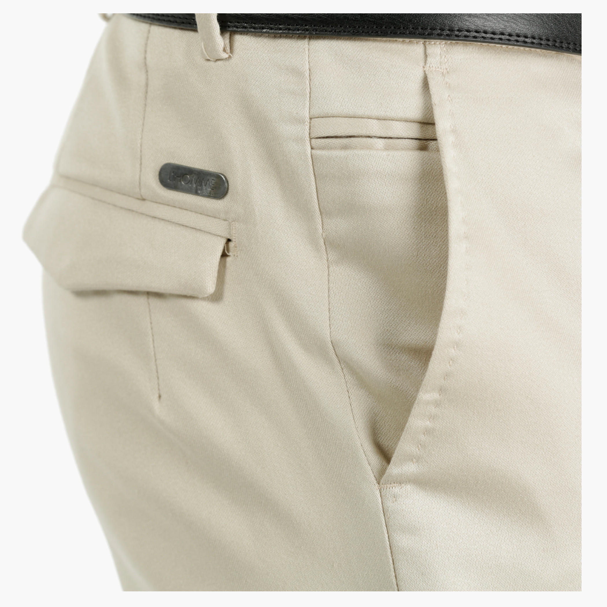 L'HOMME Wrinkle Free Cotton Trousers in Slim Fit-men-clothing-bottoms-trousersandchinos-trousers-image-14
