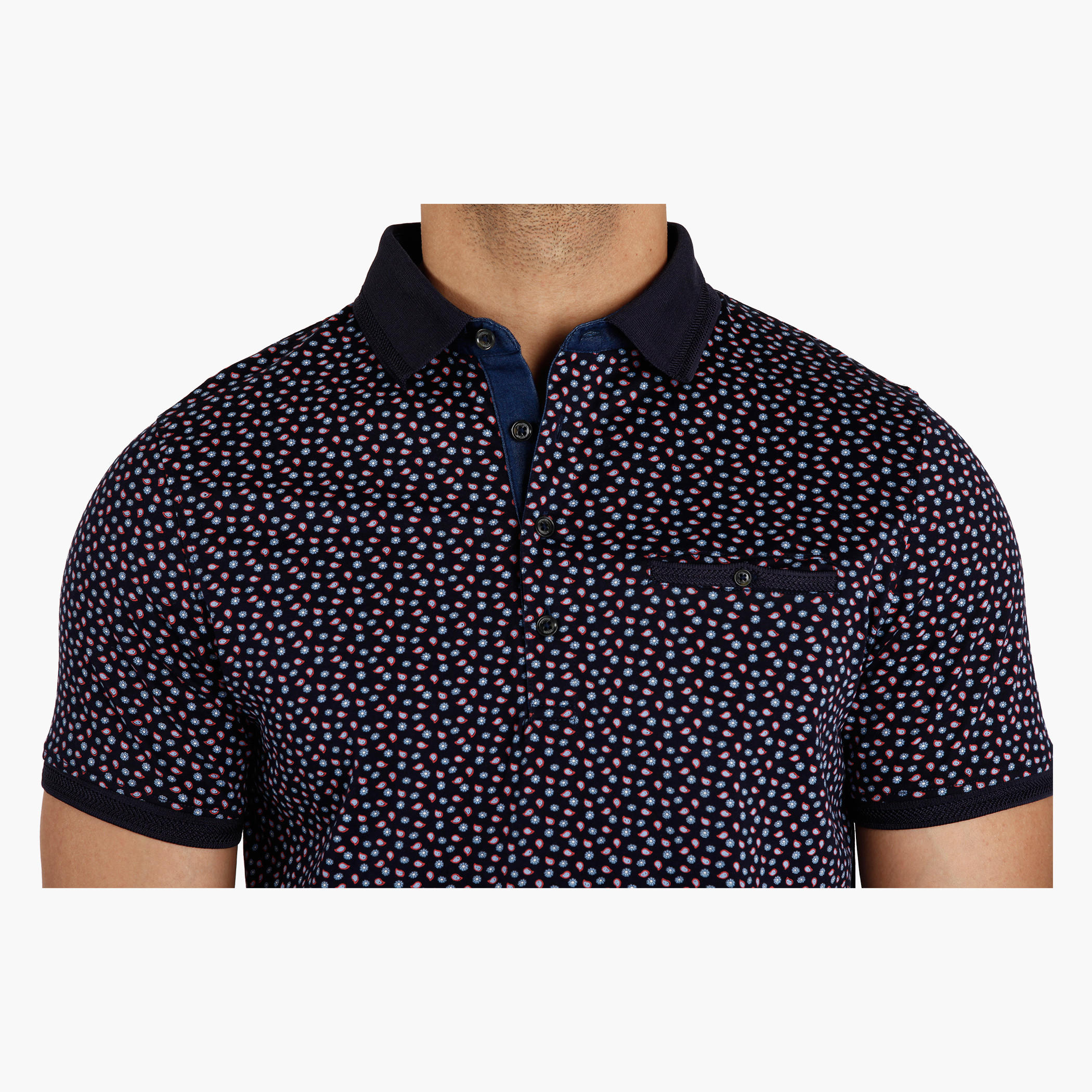 L' Homme Printed Polo Neck T-Shirt-men-clothing-tshirtsandpolos-polos-image-4