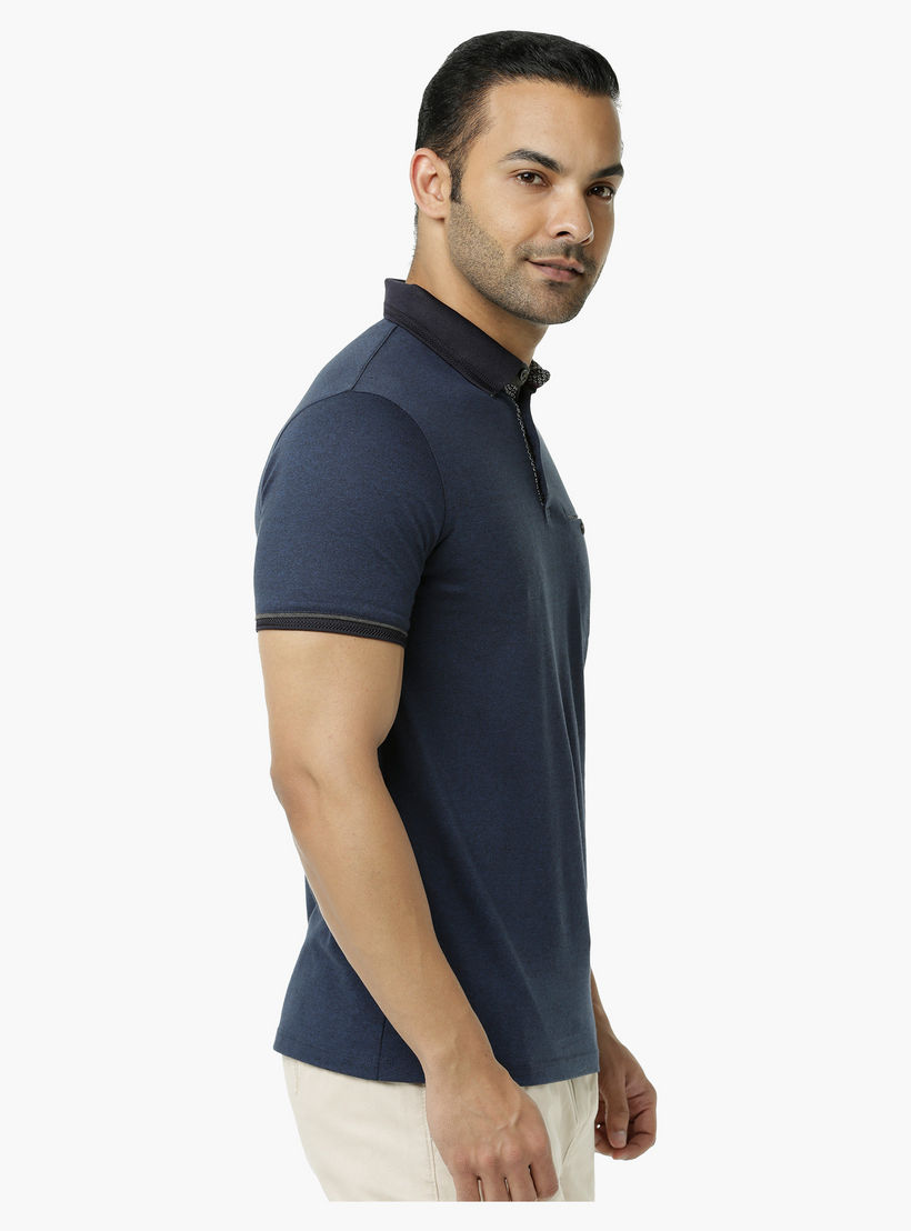 L'HOMME Cotton Polo T-Shirt in Regular Fit-men-clothing-tshirtsandpolos-polos-image-3