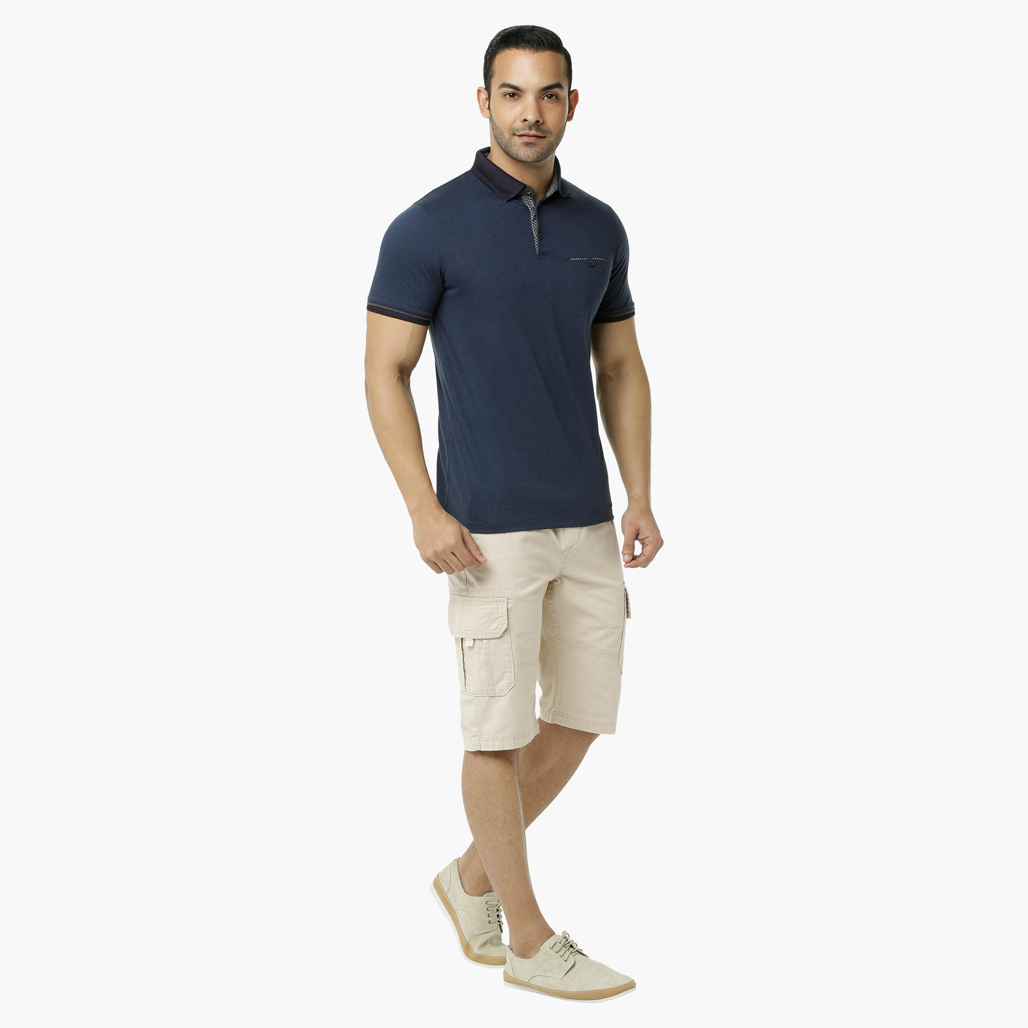 L'HOMME Cotton Polo T-Shirt in Regular Fit-men-clothing-tshirtsandpolos-polos-image-5