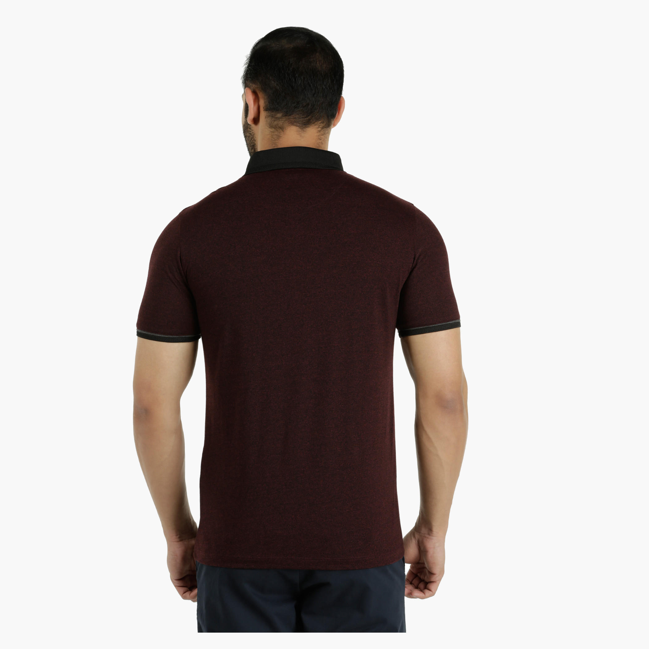 L'HOMME Cotton Polo T-Shirt in Regular Fit-men-clothing-tshirtsandpolos-polos-image-2