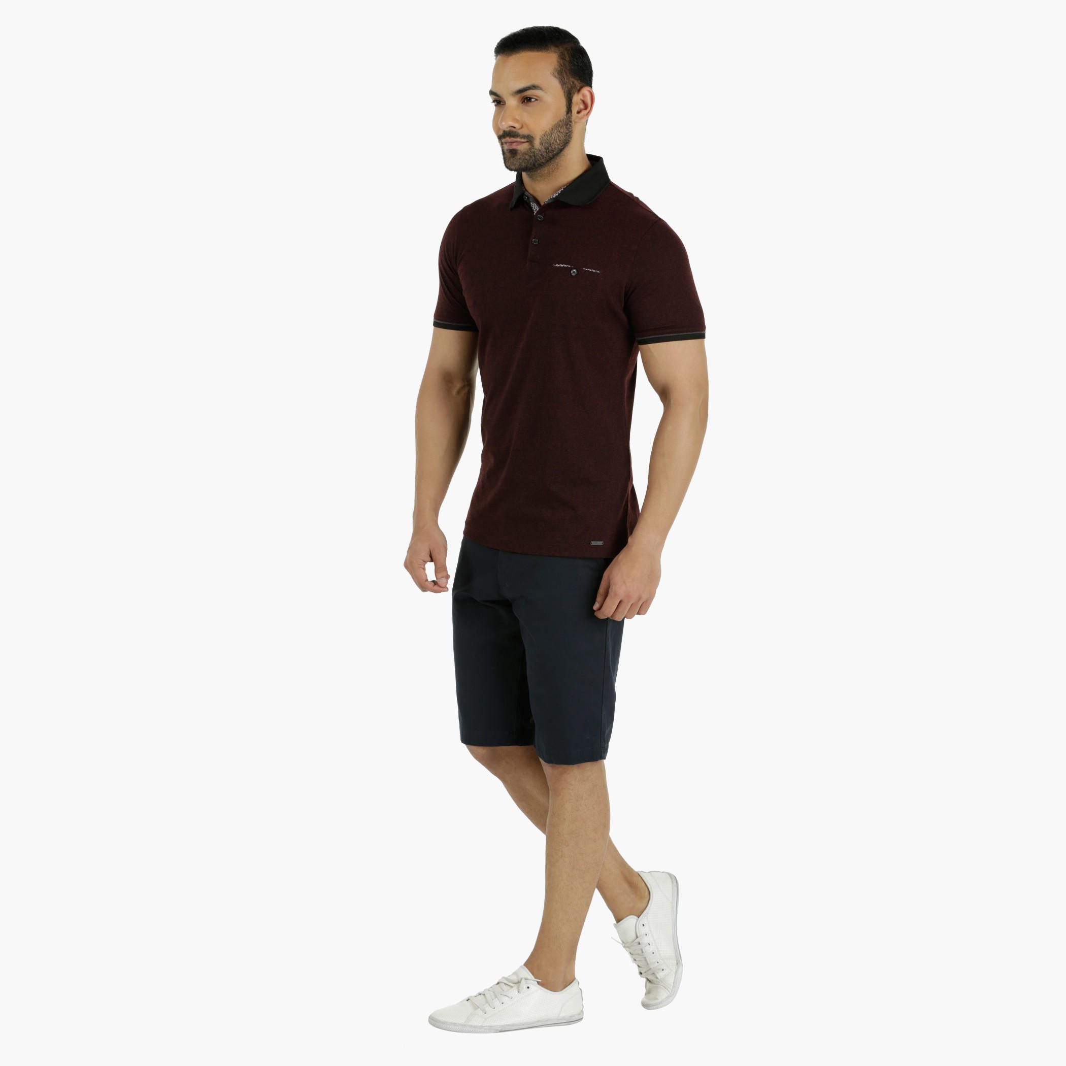 L'HOMME Cotton Polo T-Shirt in Regular Fit-men-clothing-tshirtsandpolos-polos-image-5
