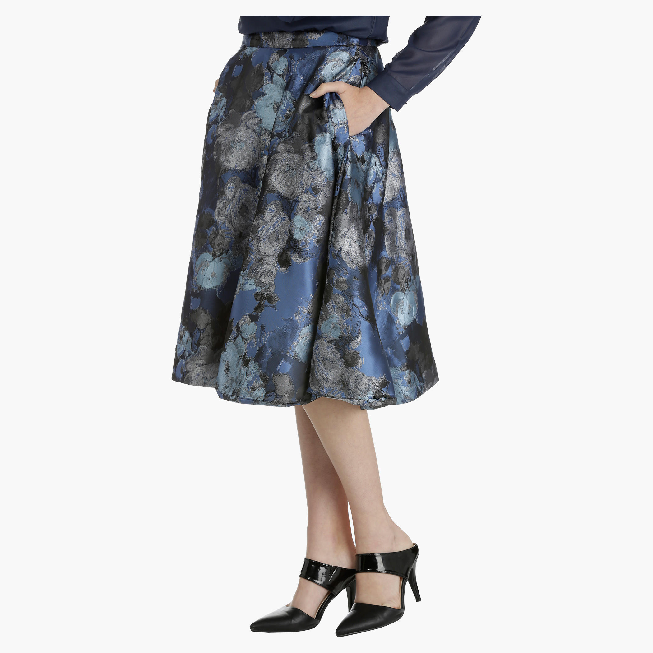 Elle Floral Print Skirt-women-clothing-bottoms-skirts-image-3