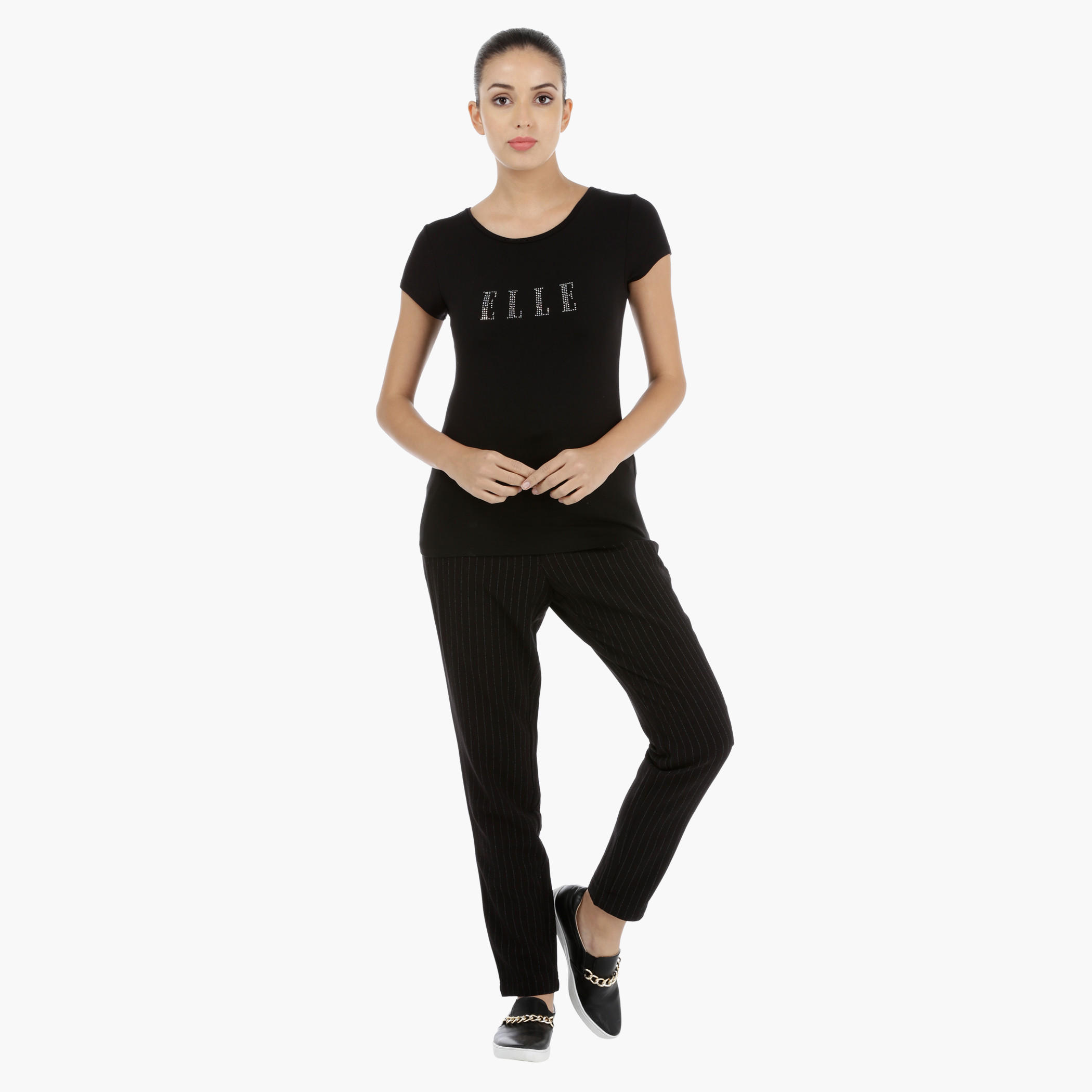 Elle T-Shirt with Short Sleeves-women-clothing-tshirts-image-1