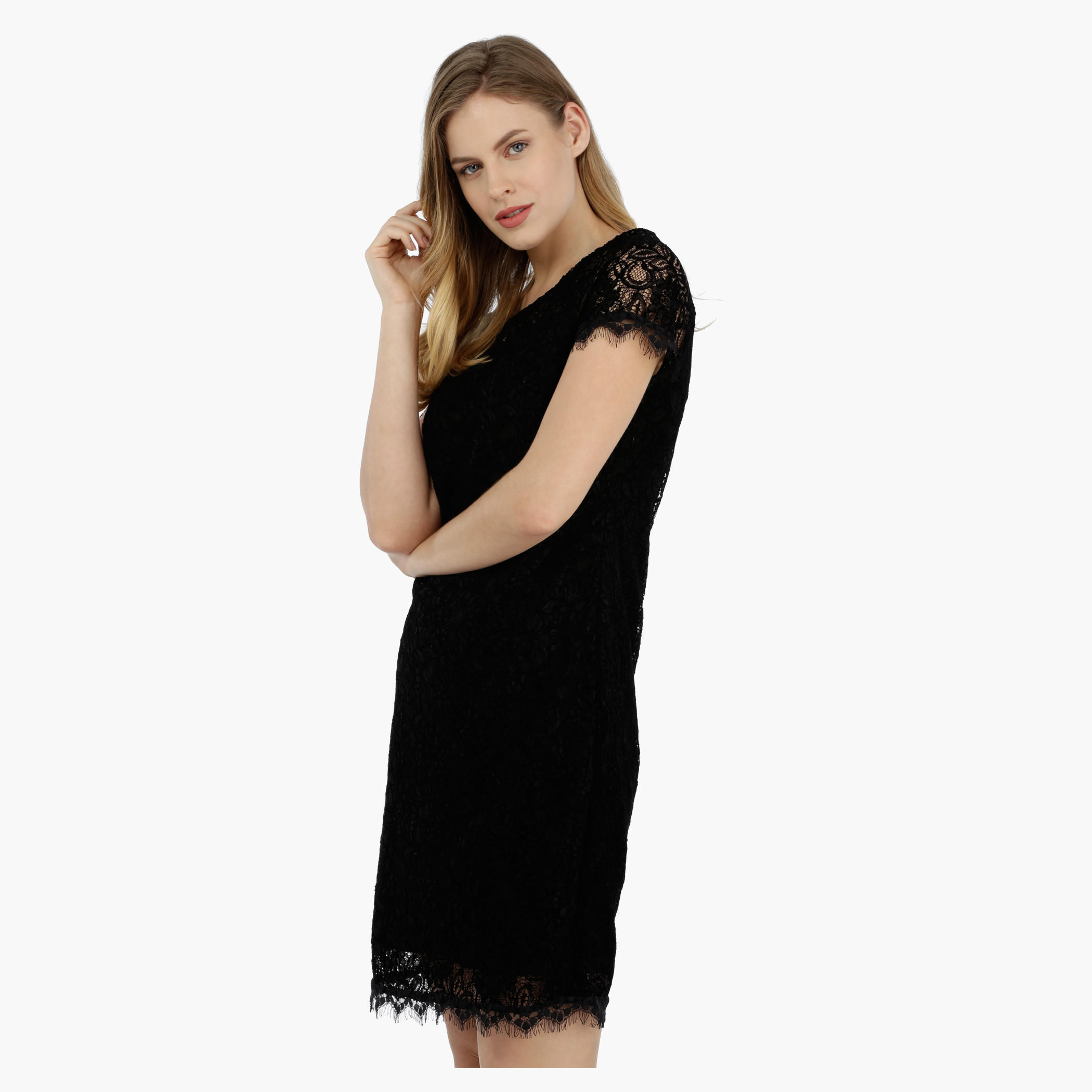 Elle Lace Shift Dress-women-clothing-dresses-image-3