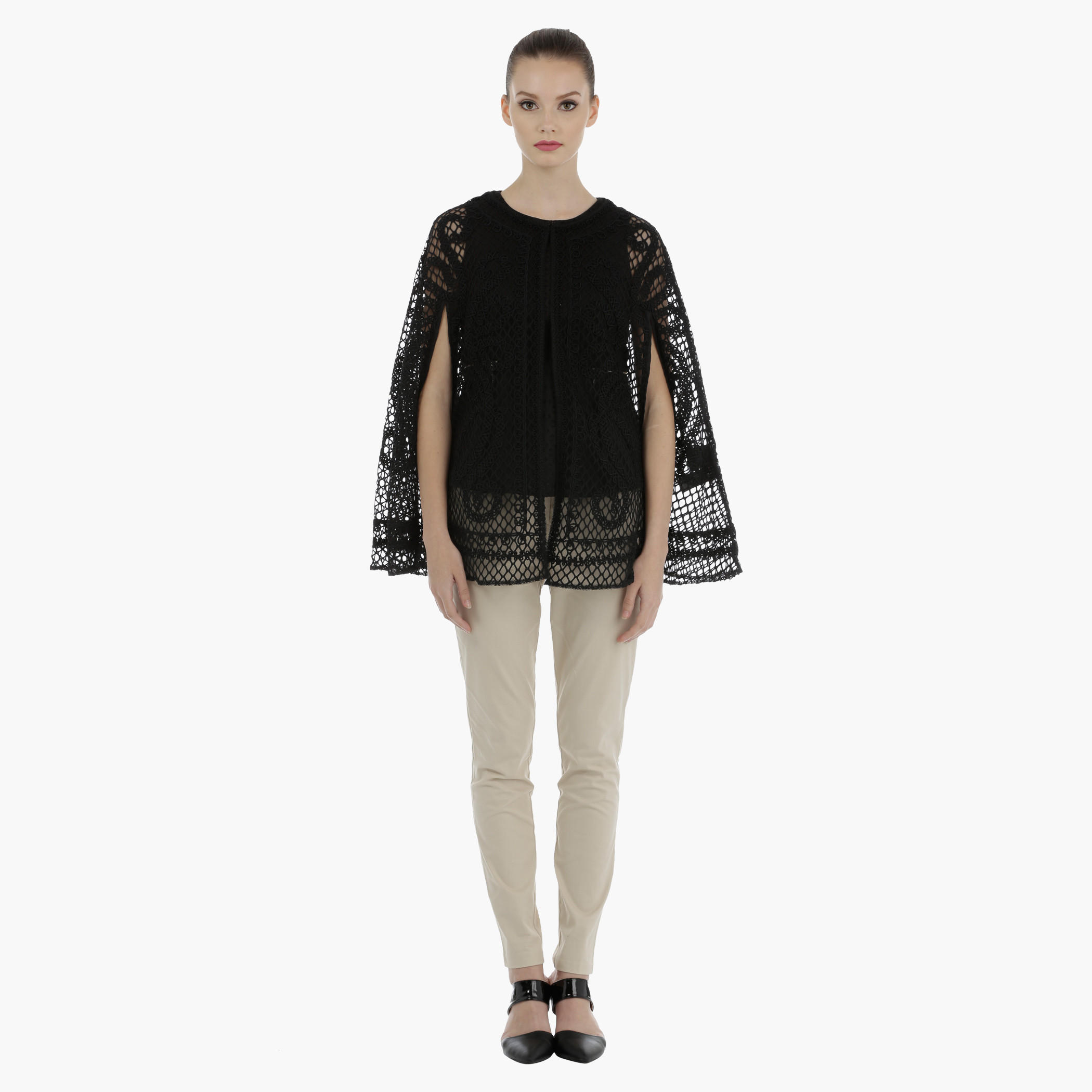 Elle Cod Embroidered Cape-women-clothing-shirtsandblouses-blouses-image-1