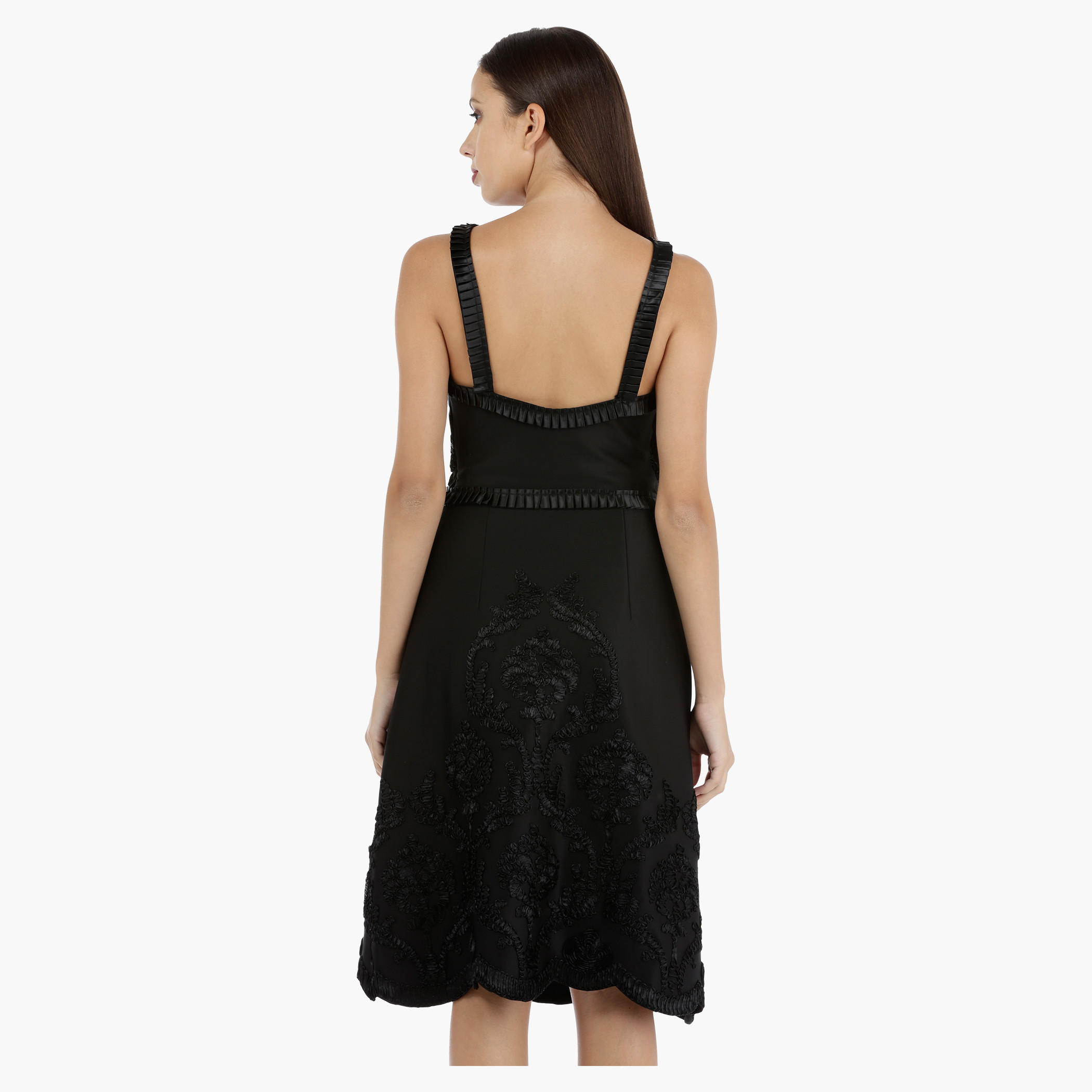 Elle Embroidered Scuba Dress-women-clothing-dresses-image-2