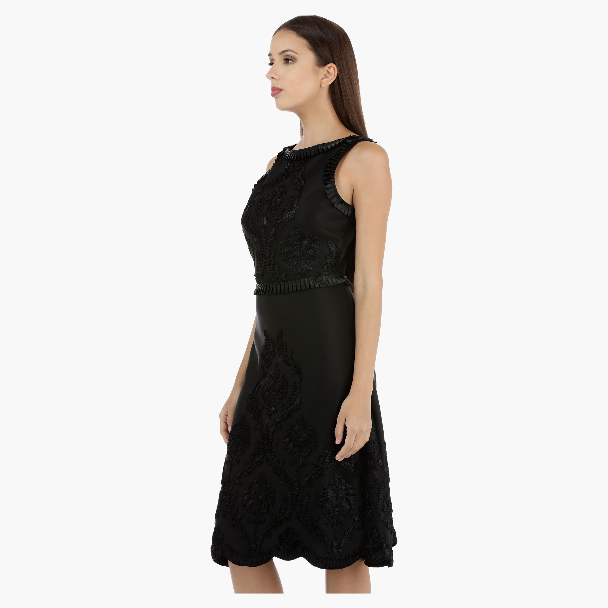 Elle Embroidered Scuba Dress-women-clothing-dresses-image-3