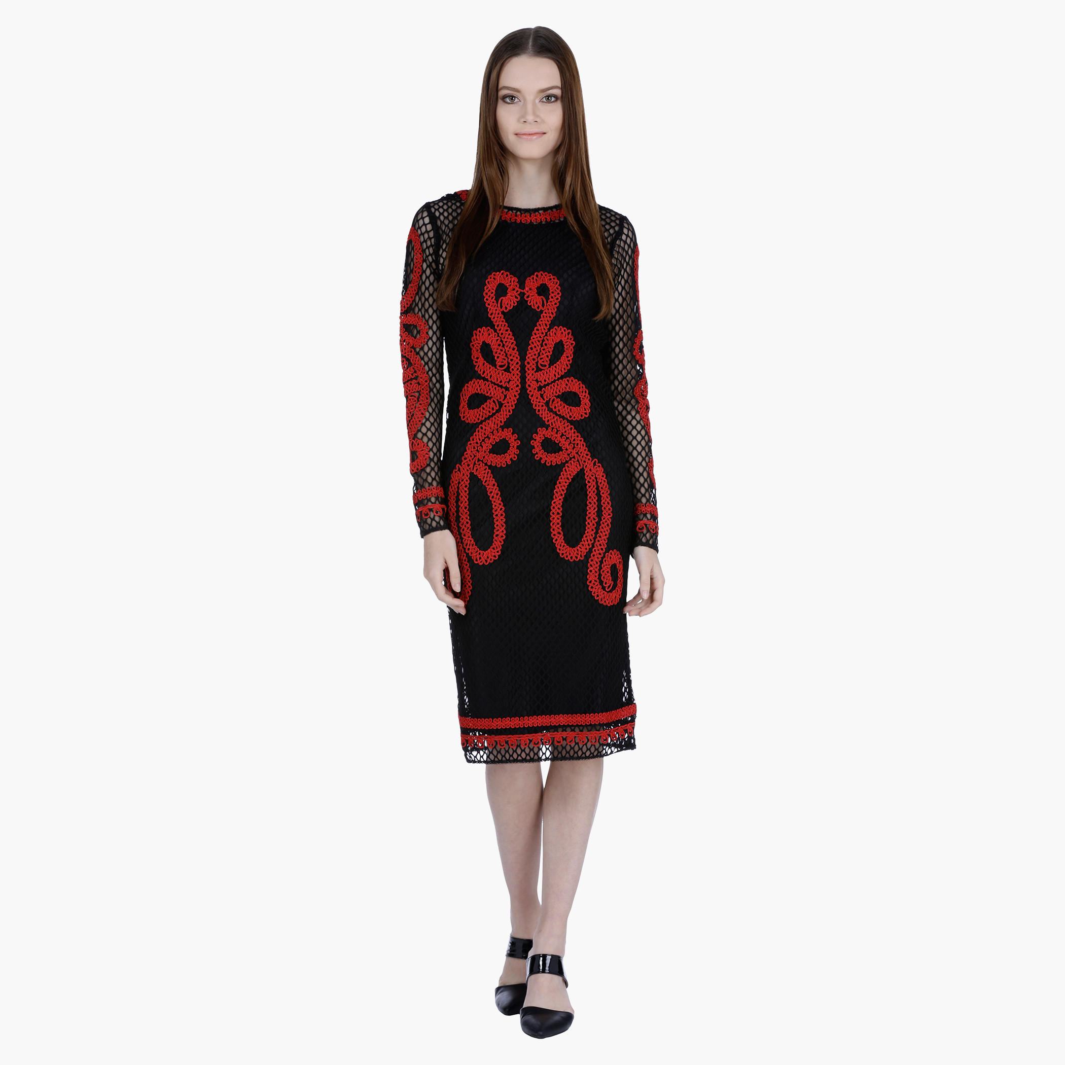Elle Cord Embroidered Midi Dress-women-clothing-dresses-image-2