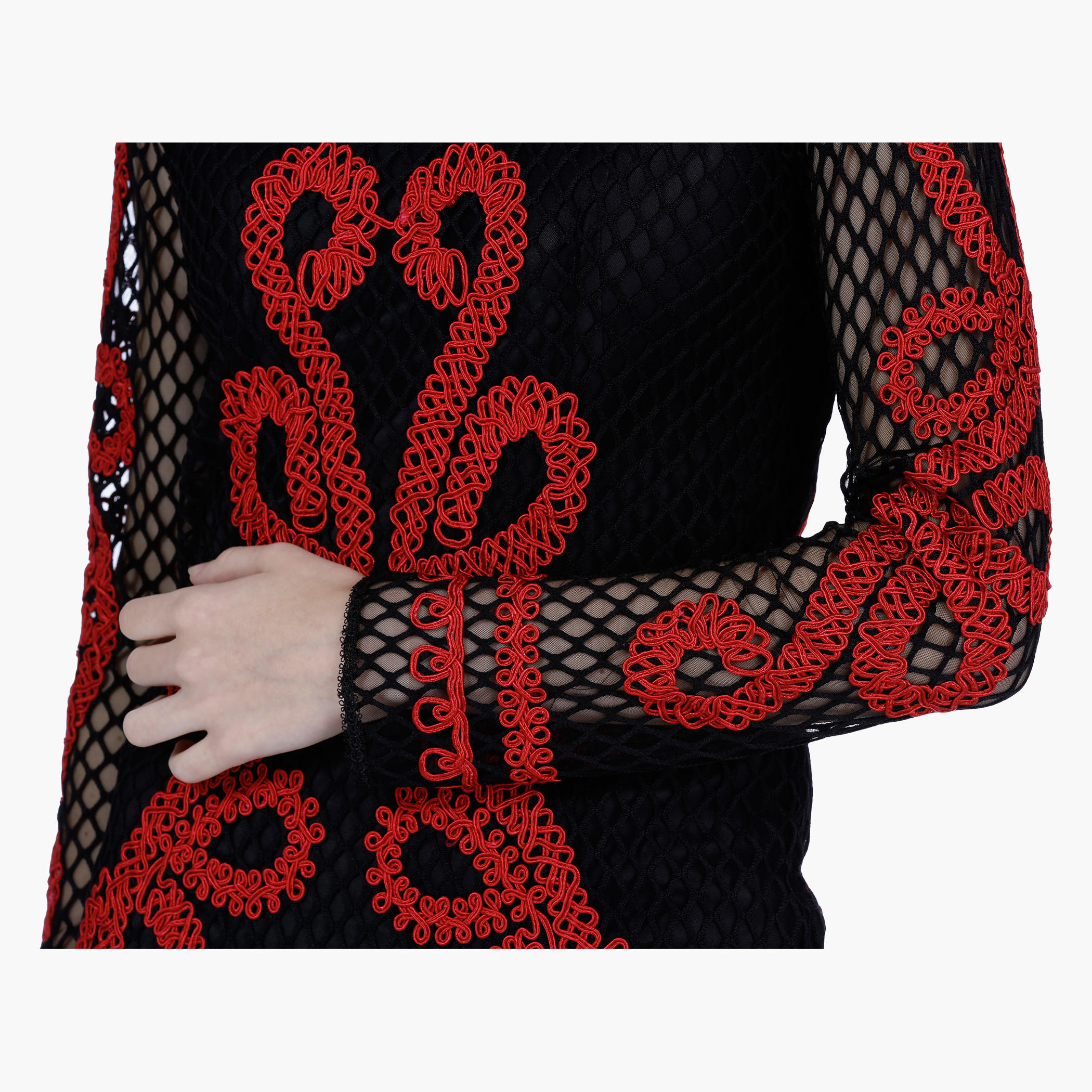 Elle Cord Embroidered Midi Dress-women-clothing-dresses-image-5