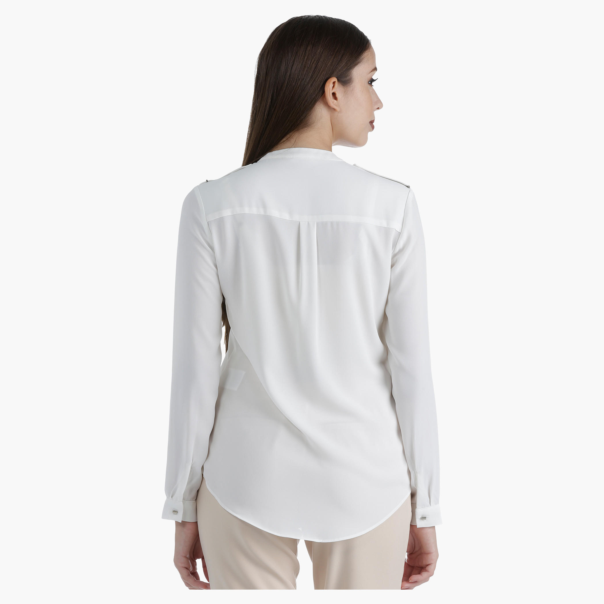 Elle Long-Sleeved Sheer Shirt with Shoulder Details in Regular Fit-women-clothing-shirtsandblouses-blouses-image-2